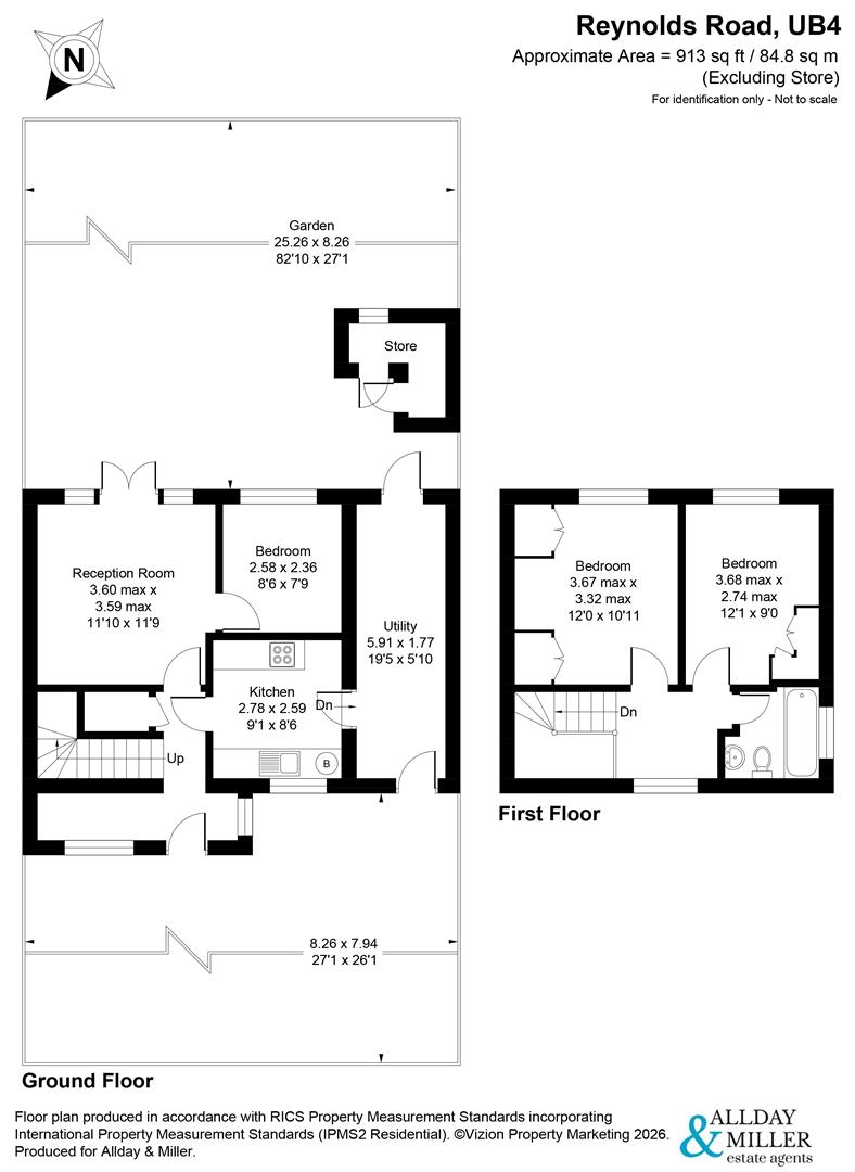 Reynolds Road, Hayes floorplan