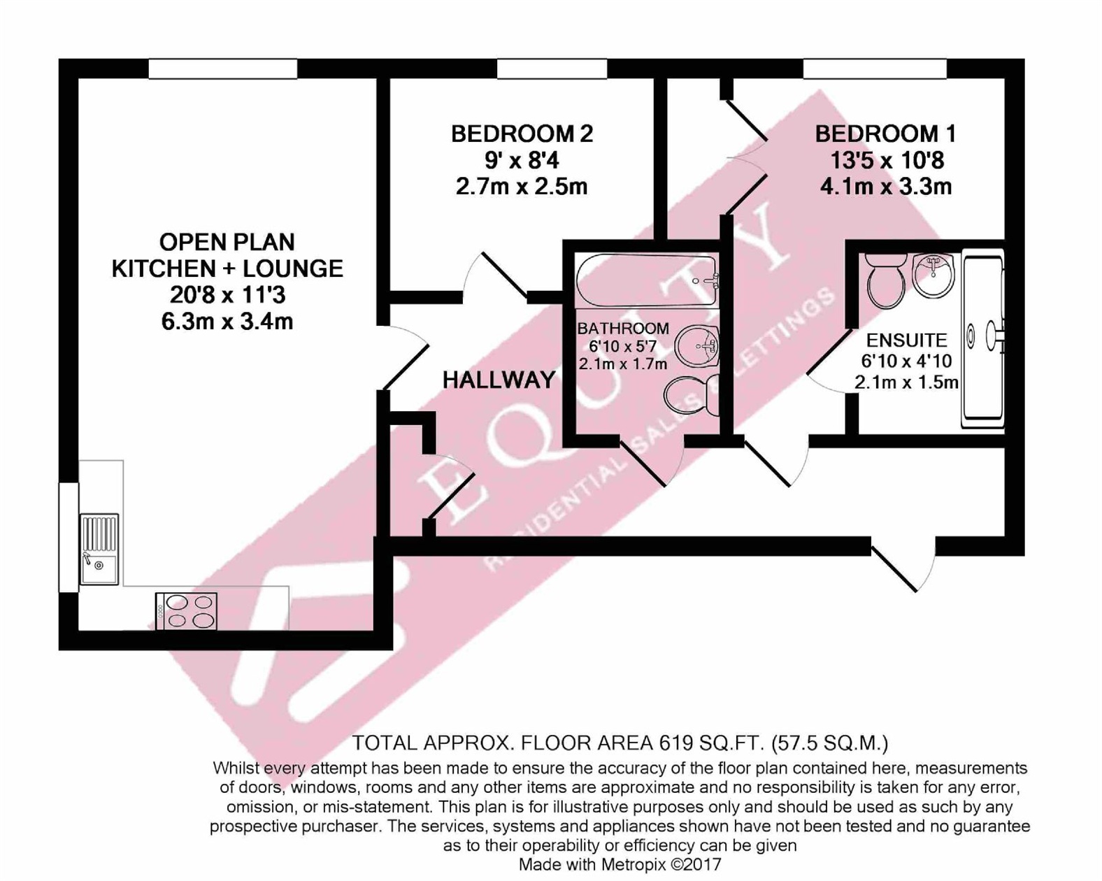 17, Rossmore Close, Enfield floorplan