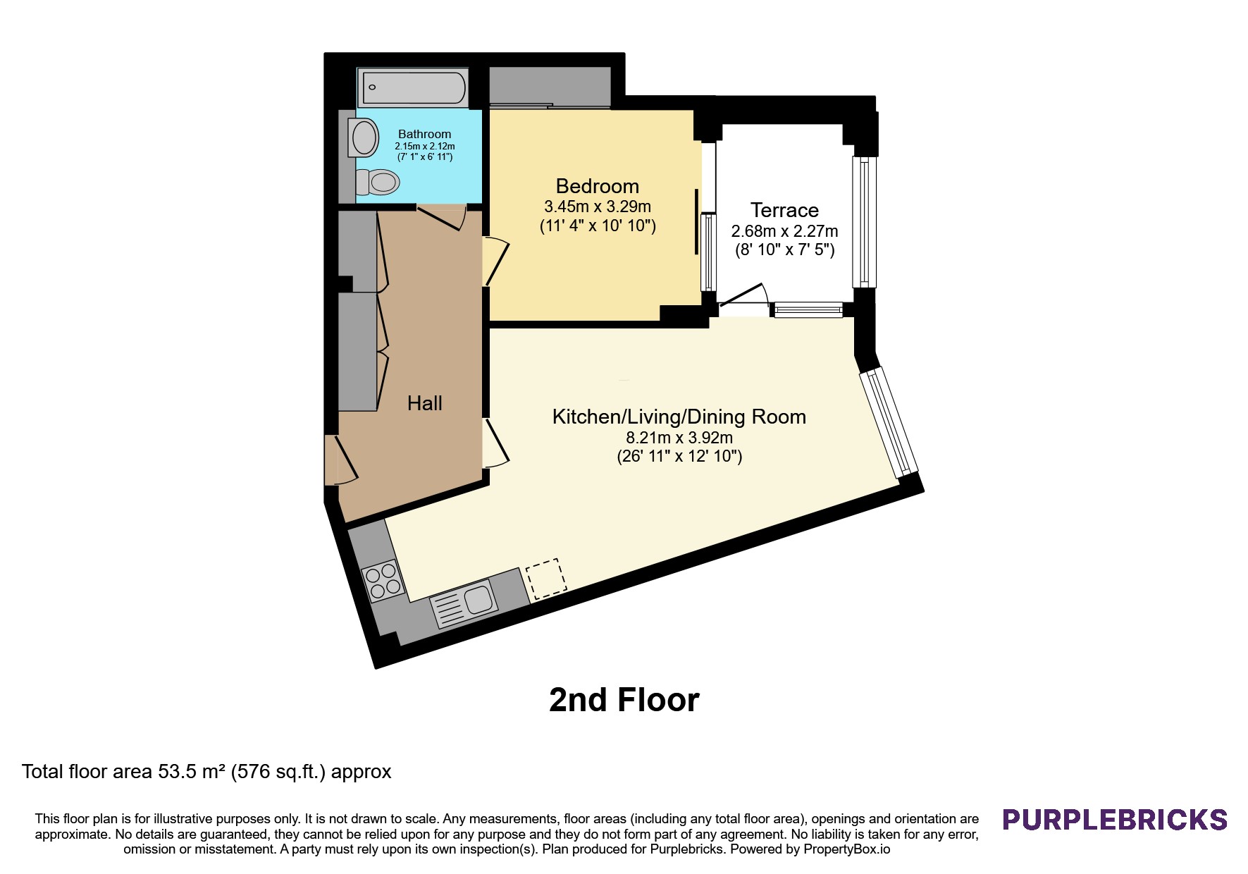 Flat 206/Therm Court, 51 Rookwood Way, London floorplan