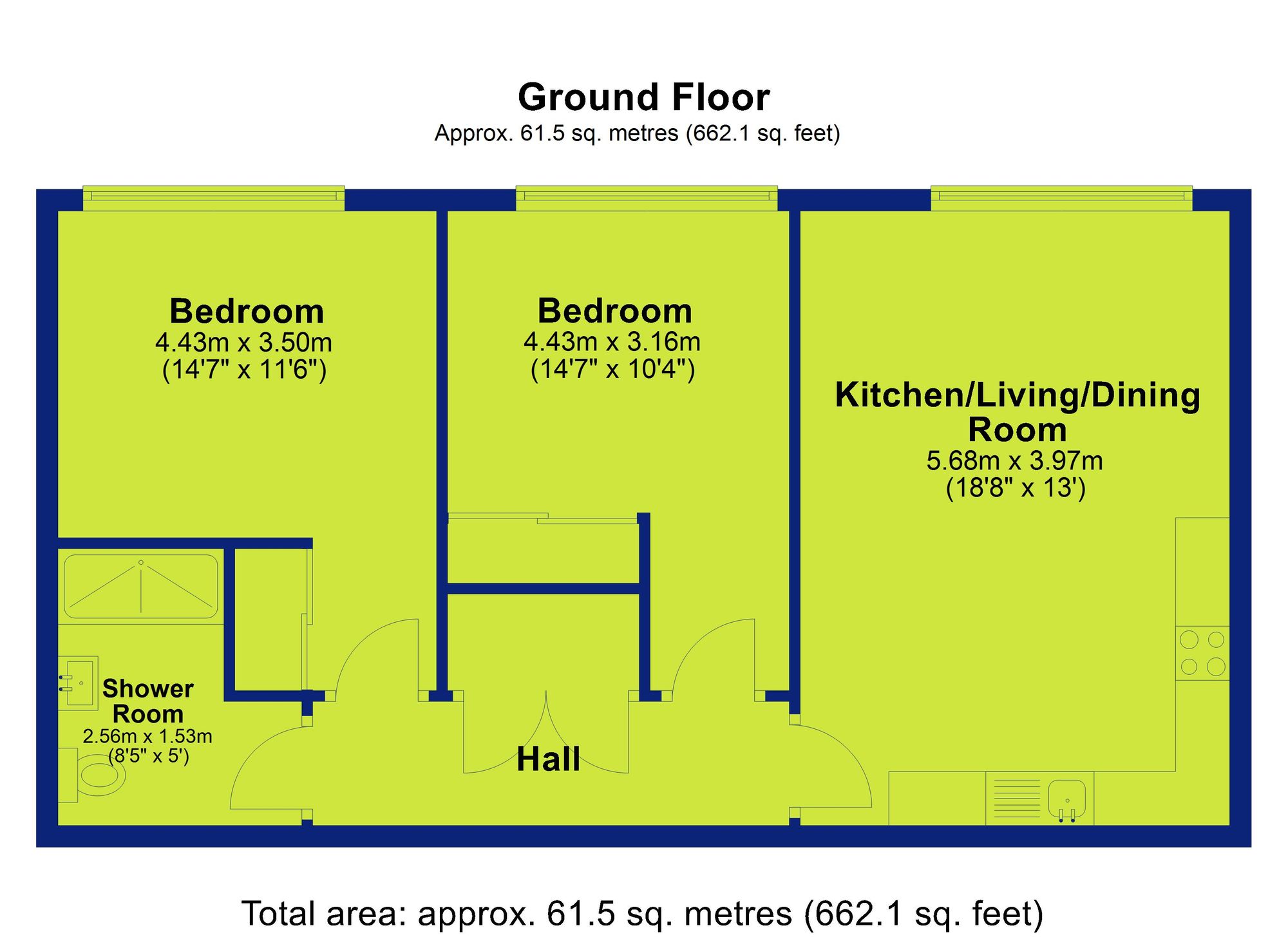 5 Juniper Court, 206 Derby Road, Nottingham floorplan