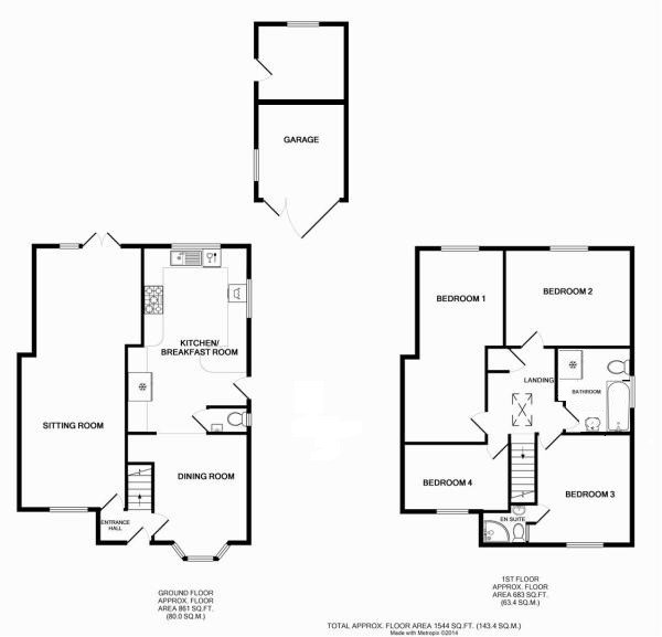 4 Bedrooms Semi-detached house for sale in Rowan Crescent, Letchworth Garden City SG6