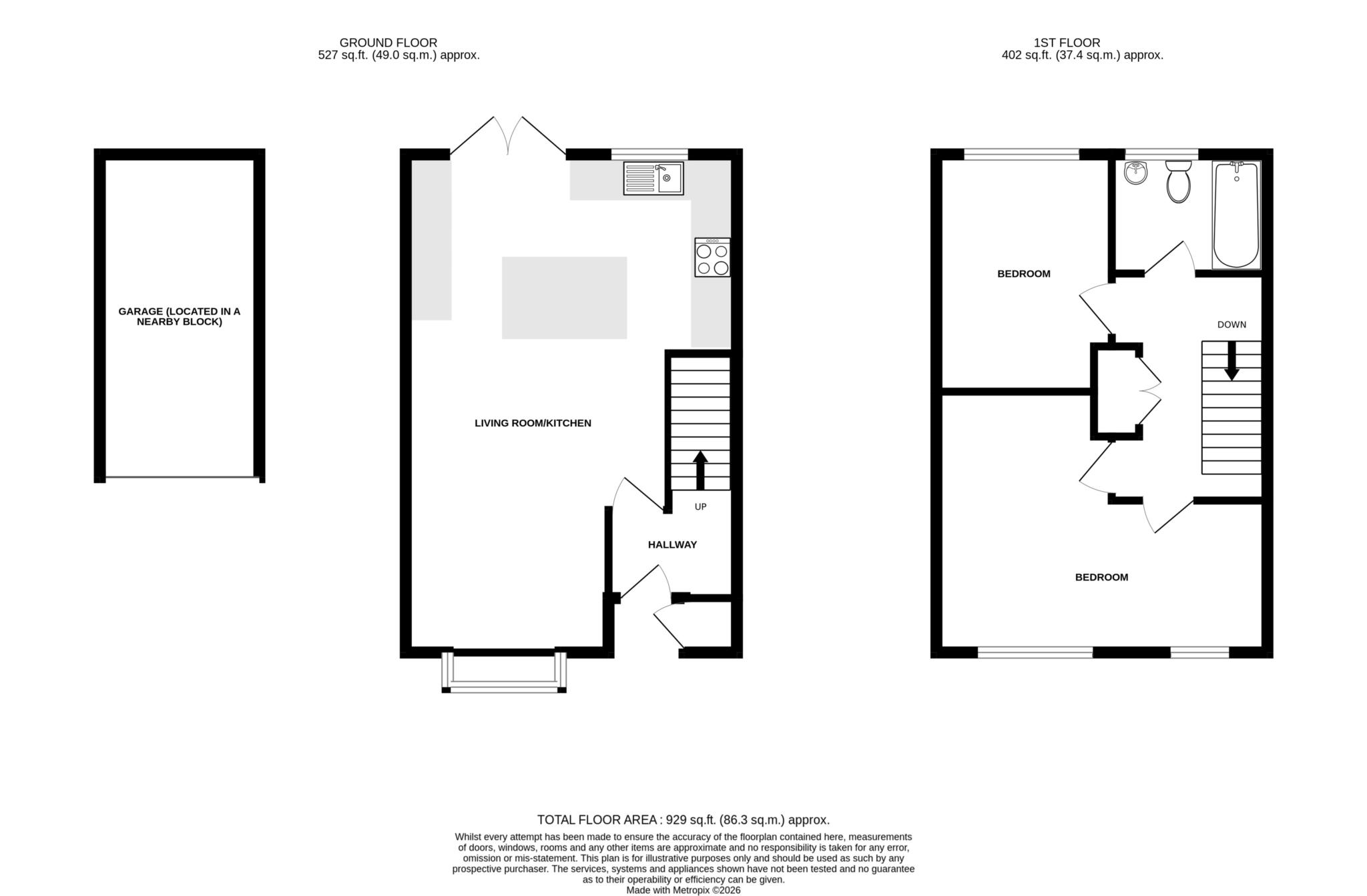 56, Sutherland Close, Bordon floorplan