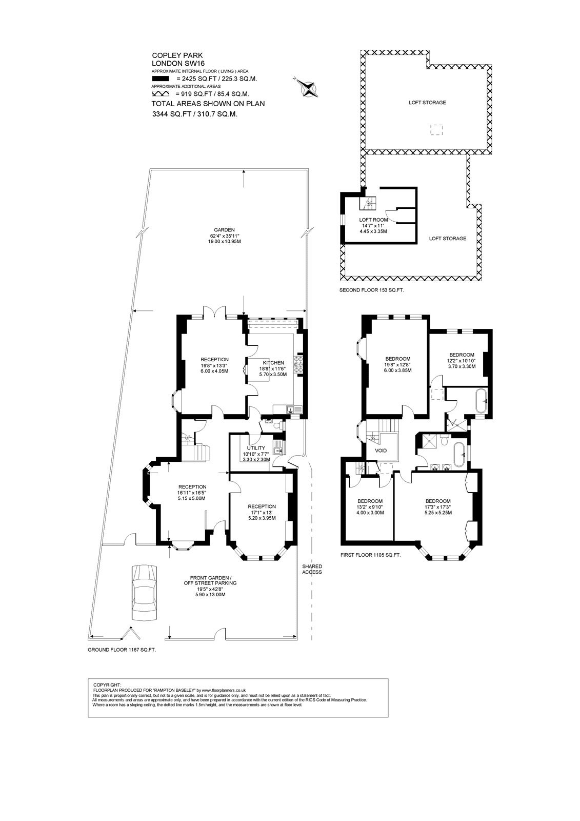 11, Copley Park, London floorplan