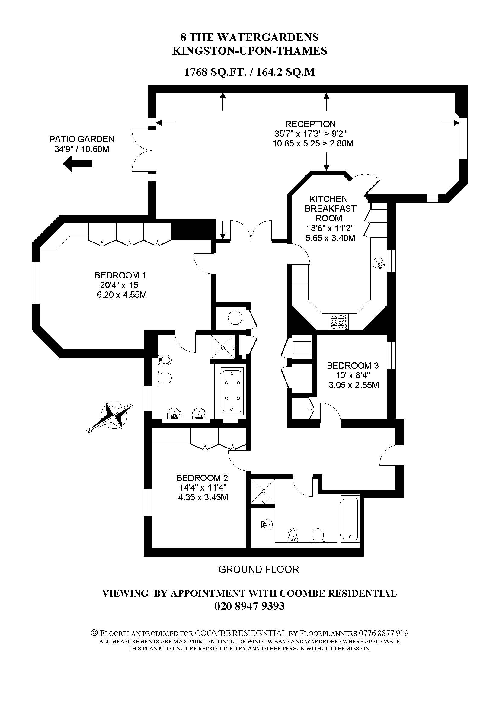 8, The Watergardens, Kingston Upon Thames floorplan