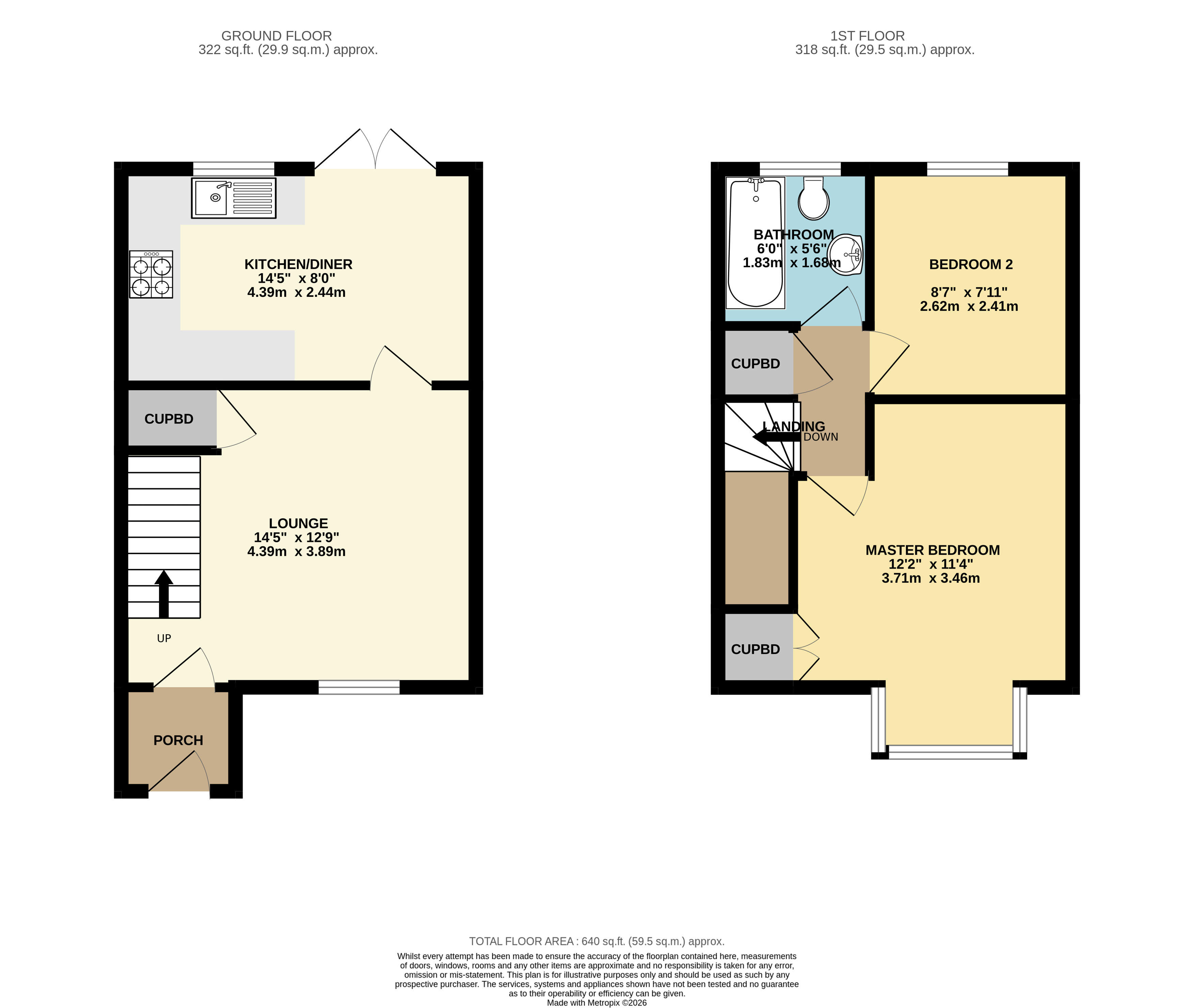 4, Stonelea Close, Branston floorplan