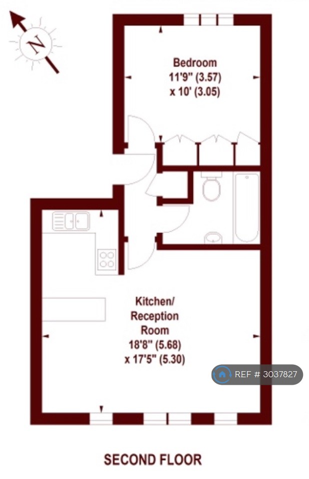 St Georges Drive, London floorplan