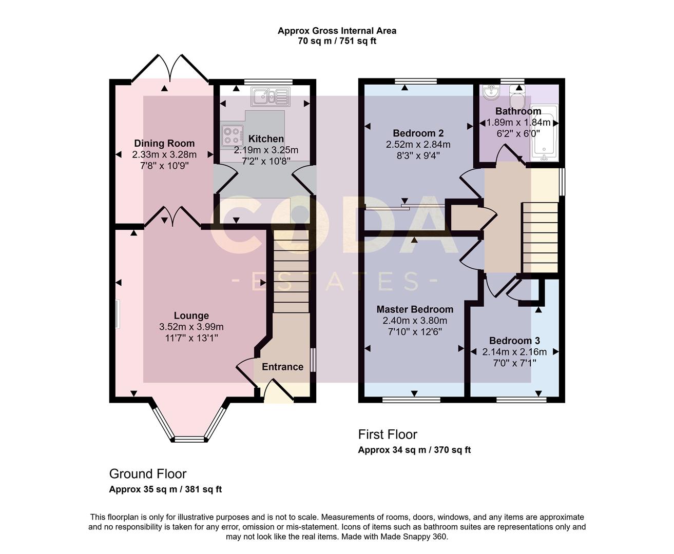 58, Briarcroft Road, Glasgow floorplan