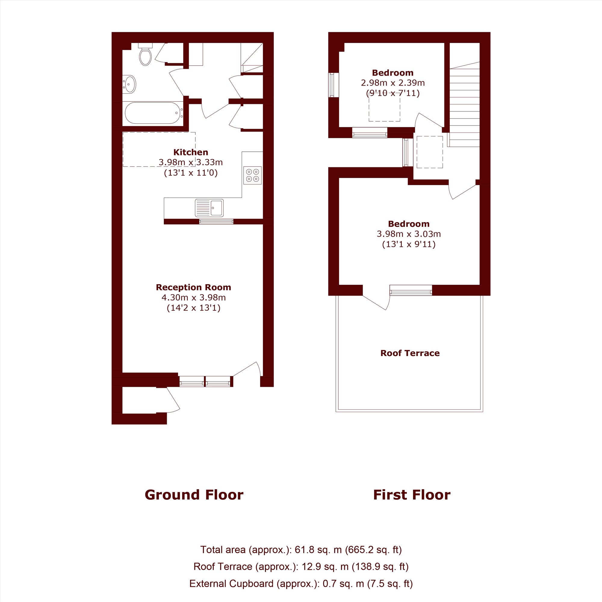 22, Ashby Road, London floorplan