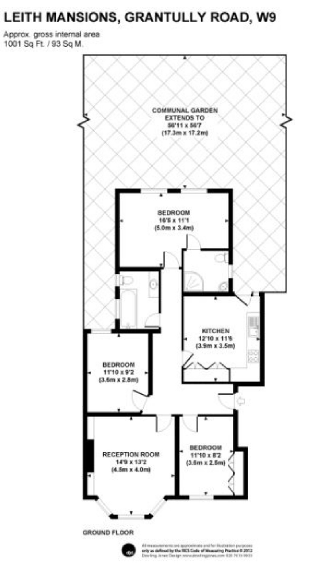 3 Bedrooms Flat to rent in Grantully Road, London W9