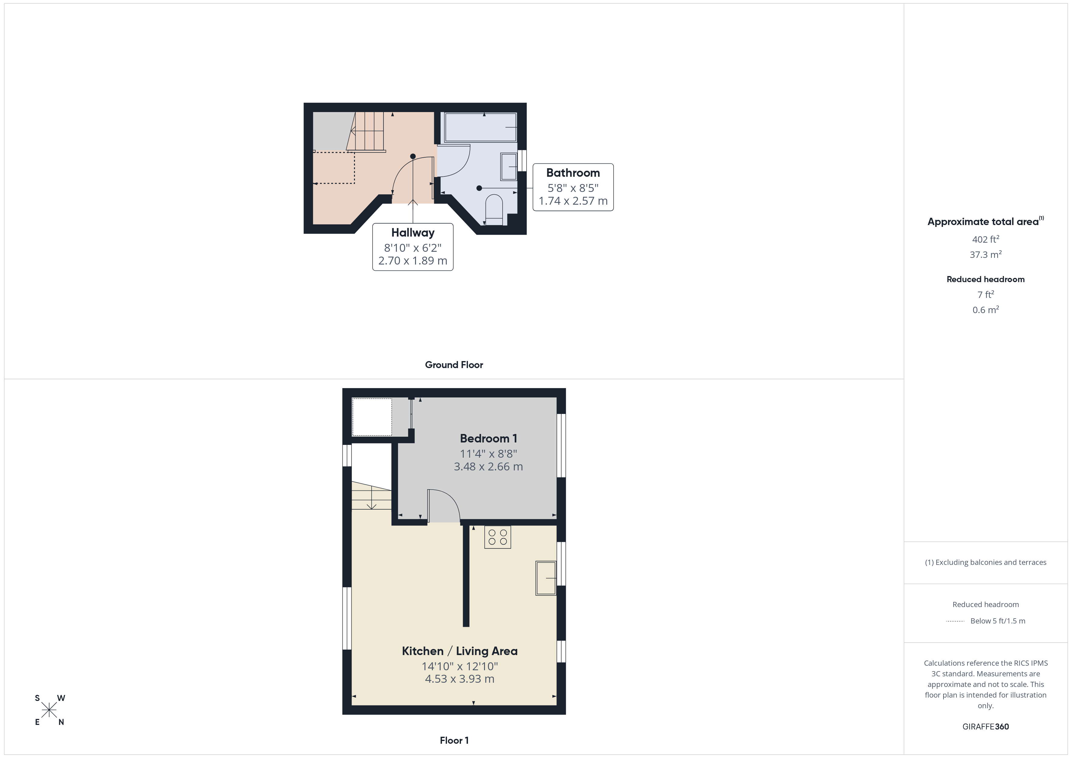 102, Caldbeck Close, Peterborough, PE4 7NF floorplan