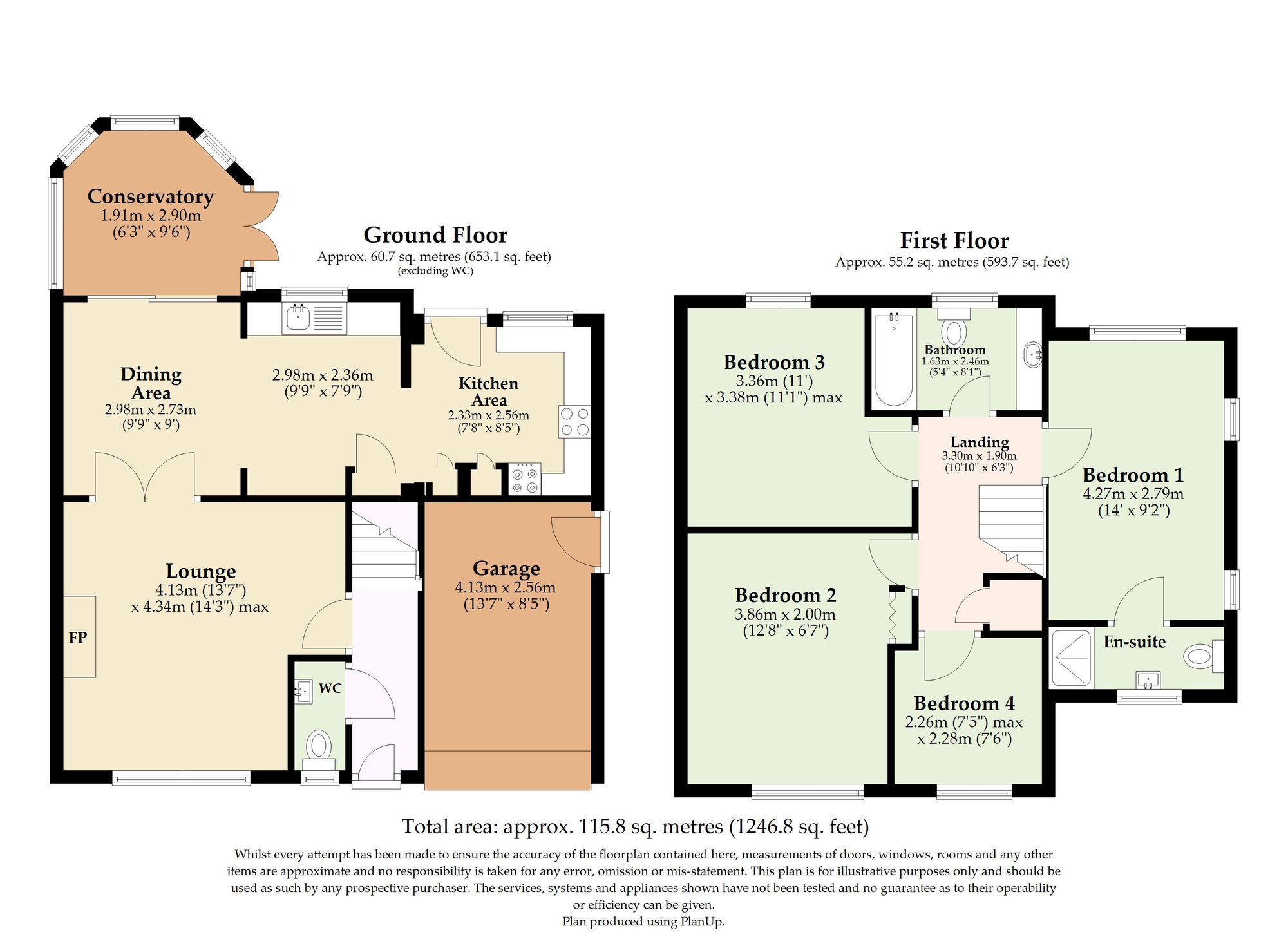 34 Old Post Road, Melton Constable floorplan
