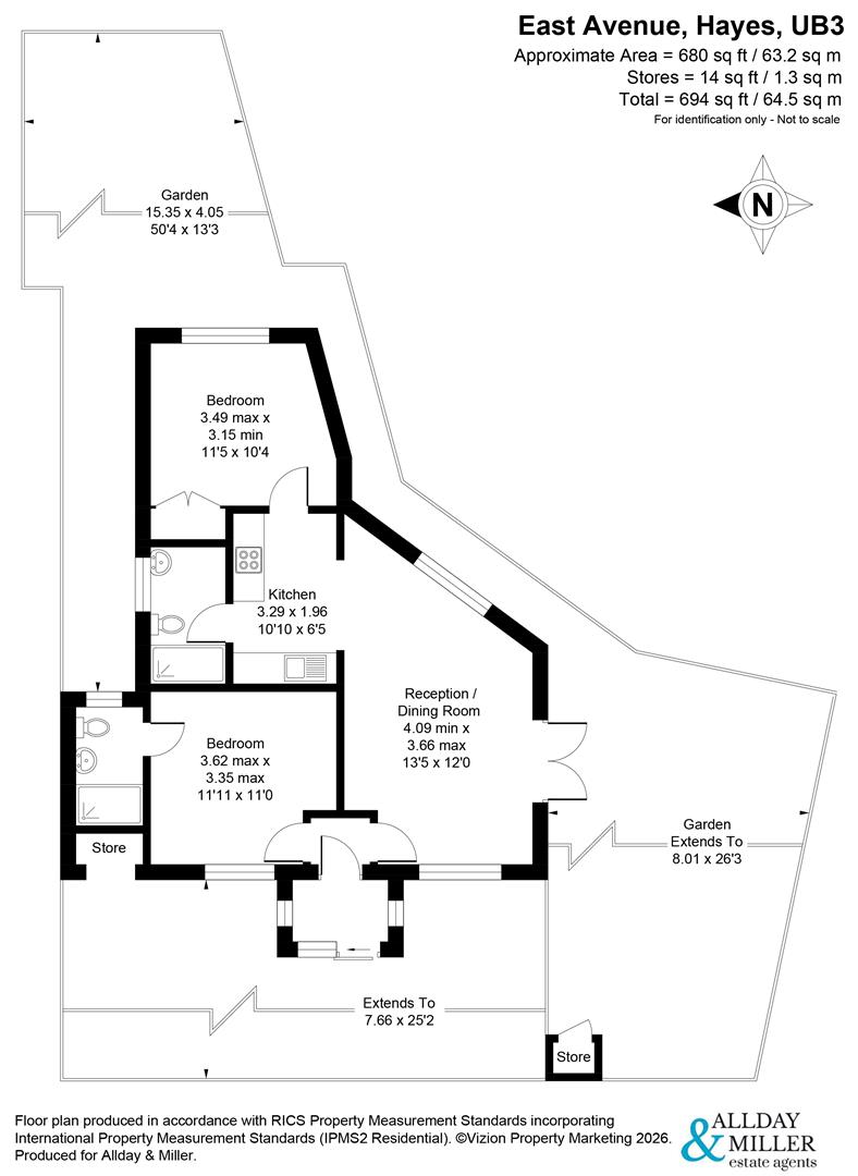 94A, East Avenue, Hayes floorplan