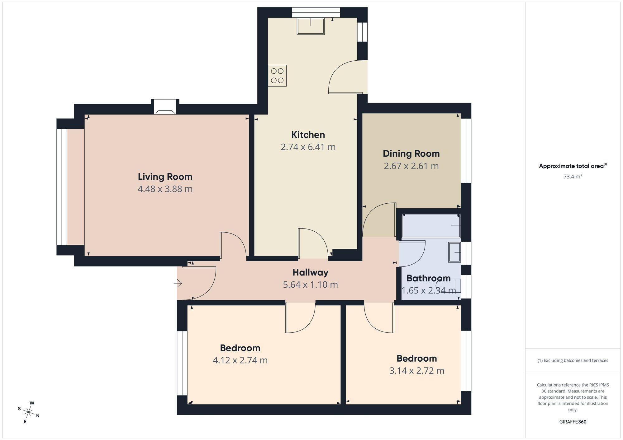 13 Lyndhurst Close, Blaydon-On-Tyne floorplan