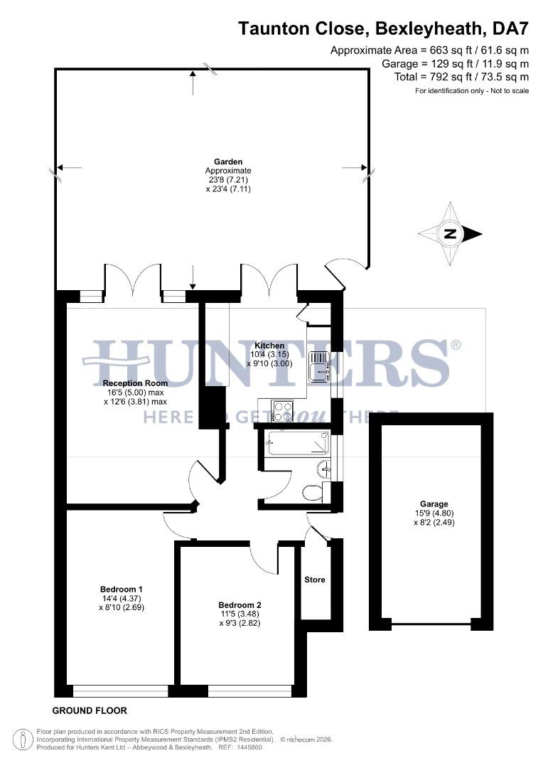 22, Taunton Close, Bexleyheath floorplan