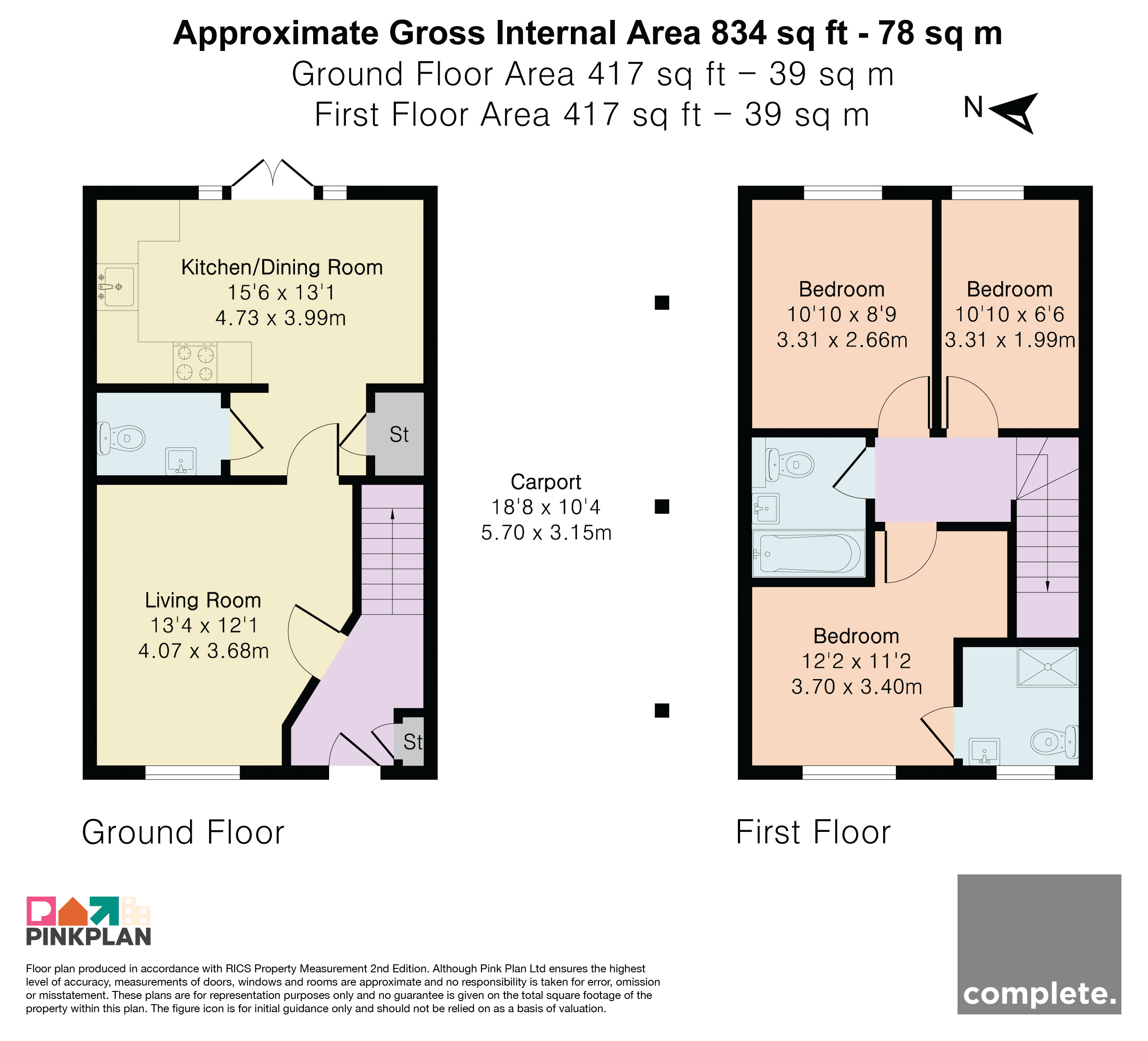 9, Mistletoe View, Newton Abbot floorplan