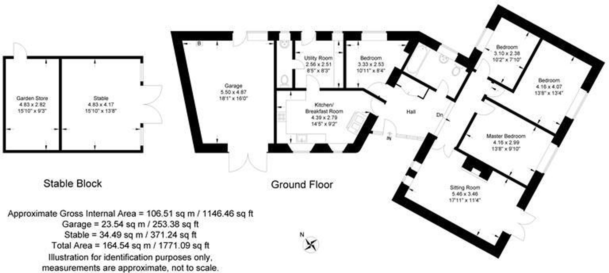 Buttercup Barn, Banbury floorplan