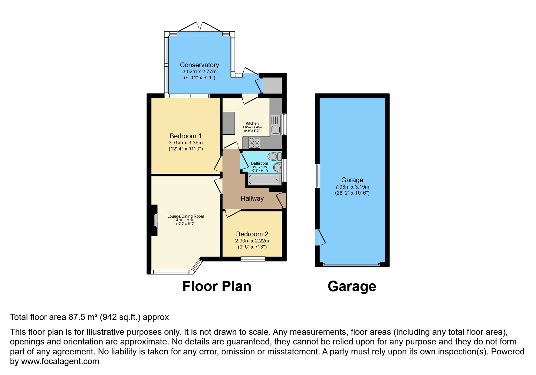 44, Norfolk Road, Wigston floorplan