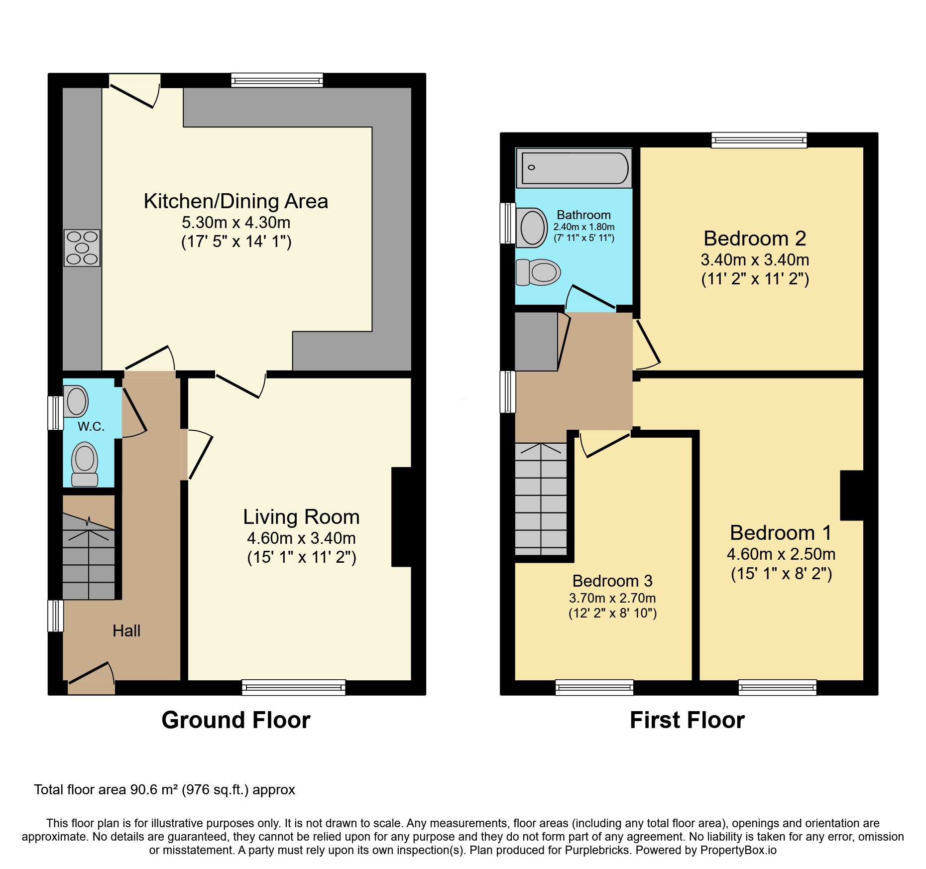 142, Raylands Way, Leeds floorplan