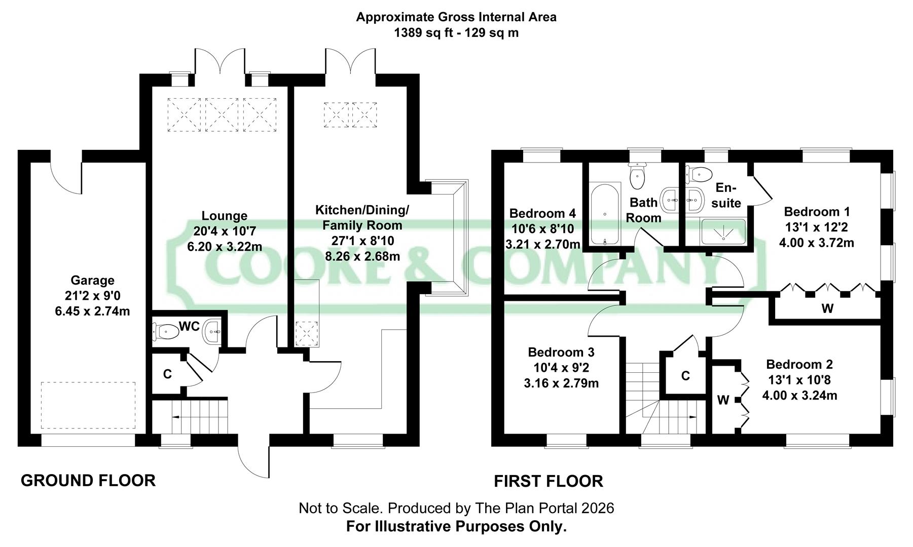 22, Rigley Potts Park, Hindley floorplan