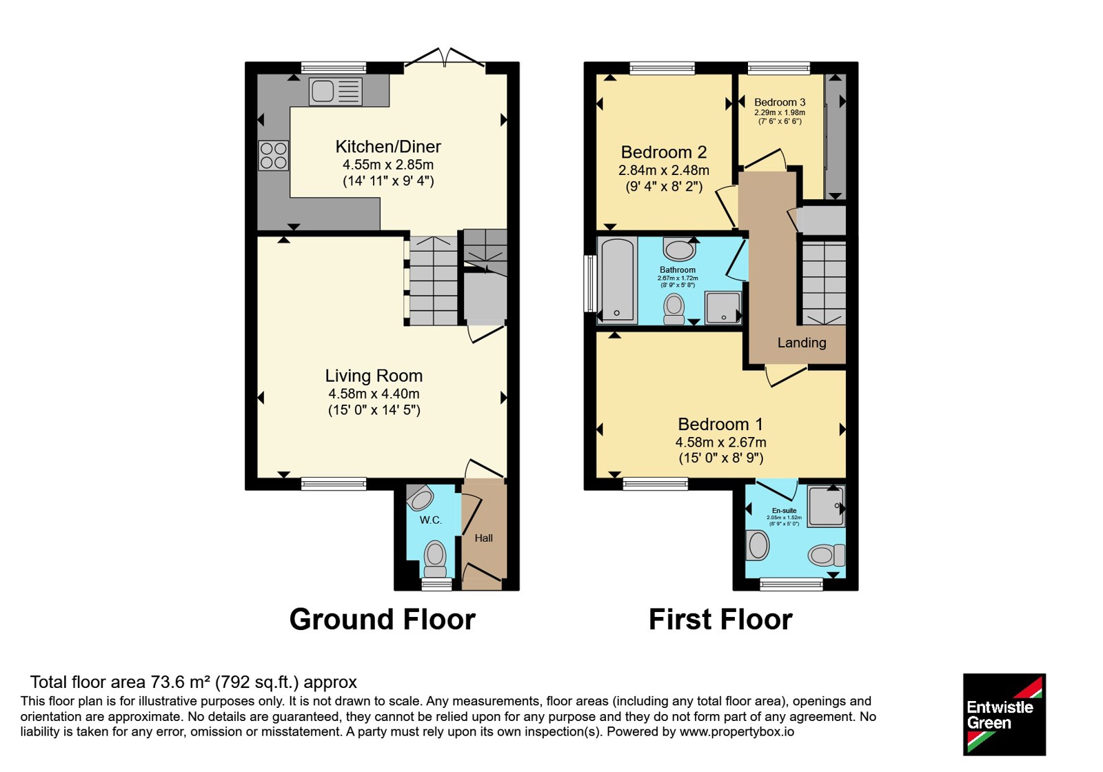 28, Middlewich Close, Bolton floorplan