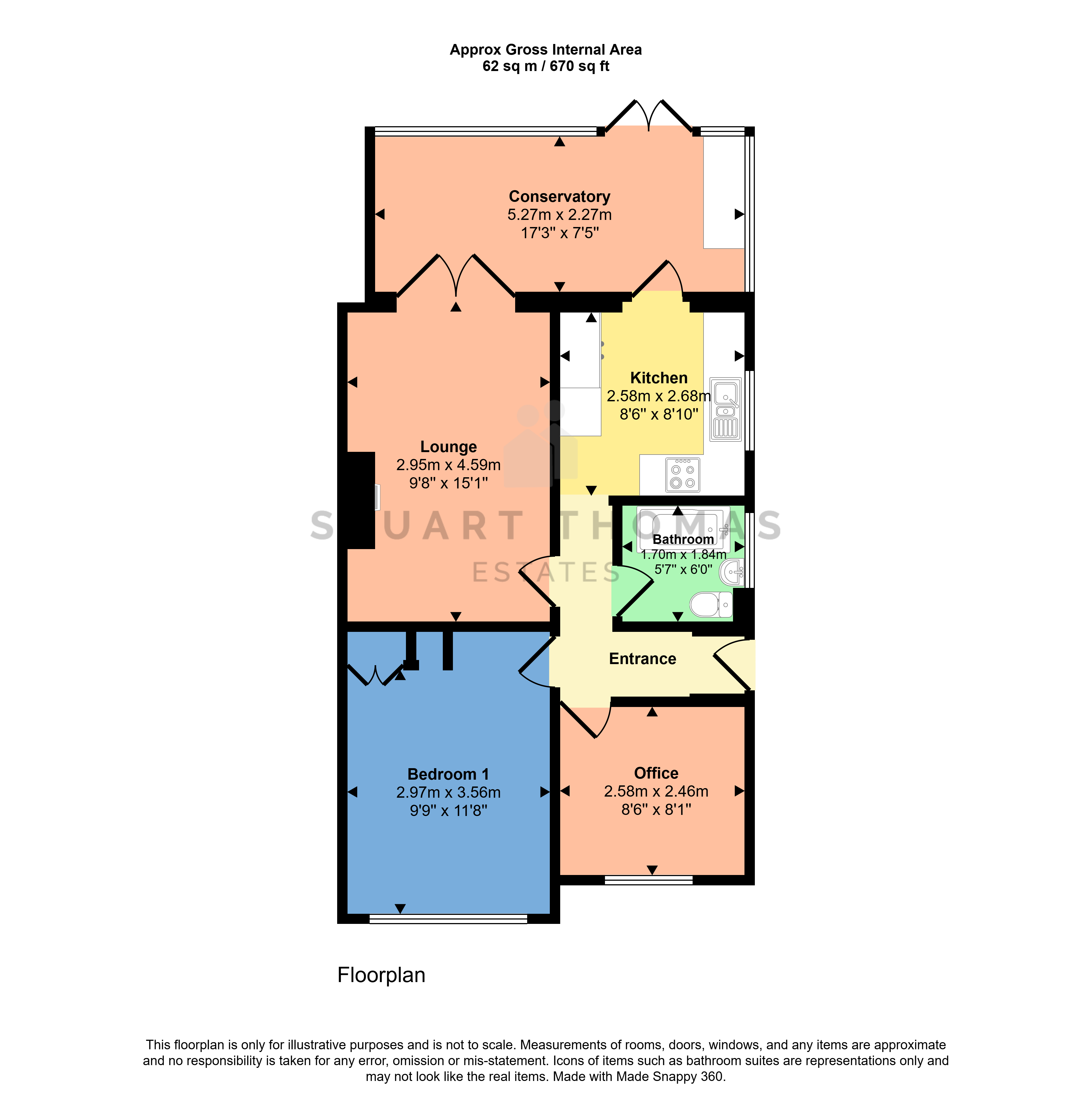 25, Bradley Close, Thundersley floorplan