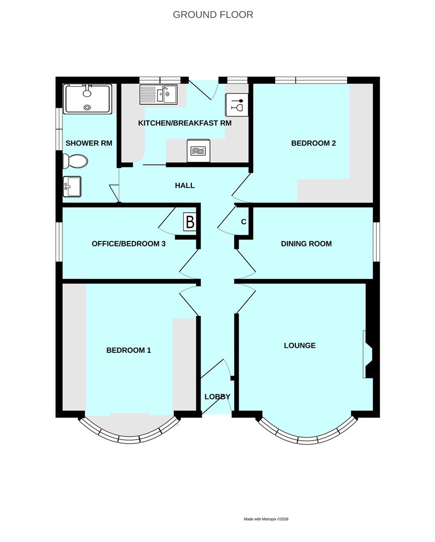 3, The Retreat, Plymouth floorplan