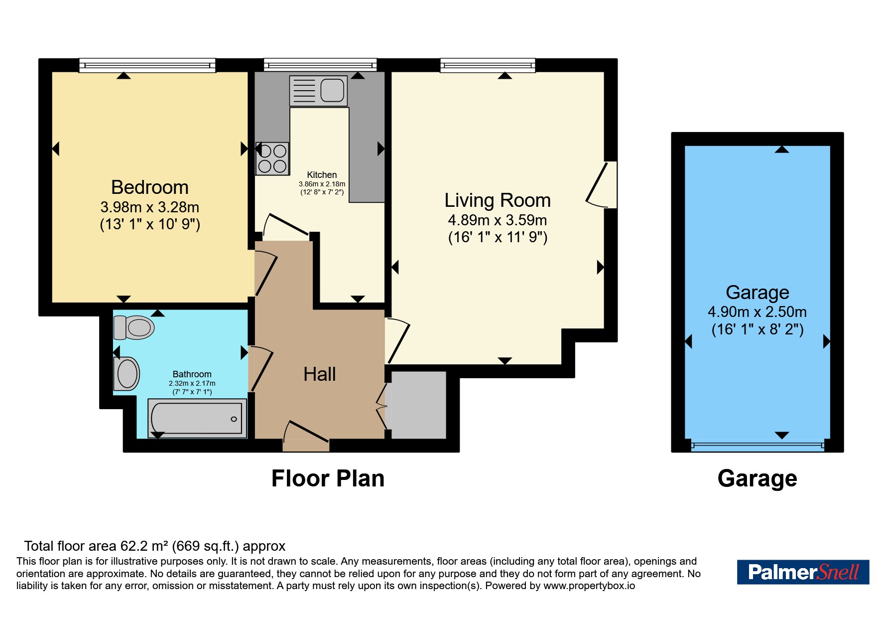 Flat 8, Camelot, 63, Surrey Road, Dorset floorplan