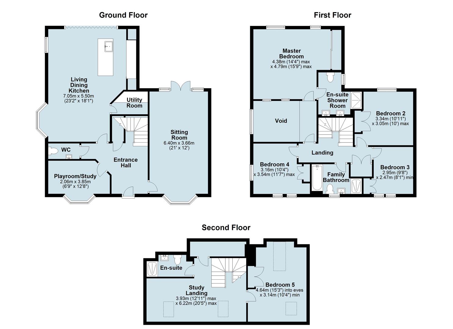 5 Bedrooms  for sale in Meadow Hill Lane, Ashby De La Zouch, Leicestershire LE65