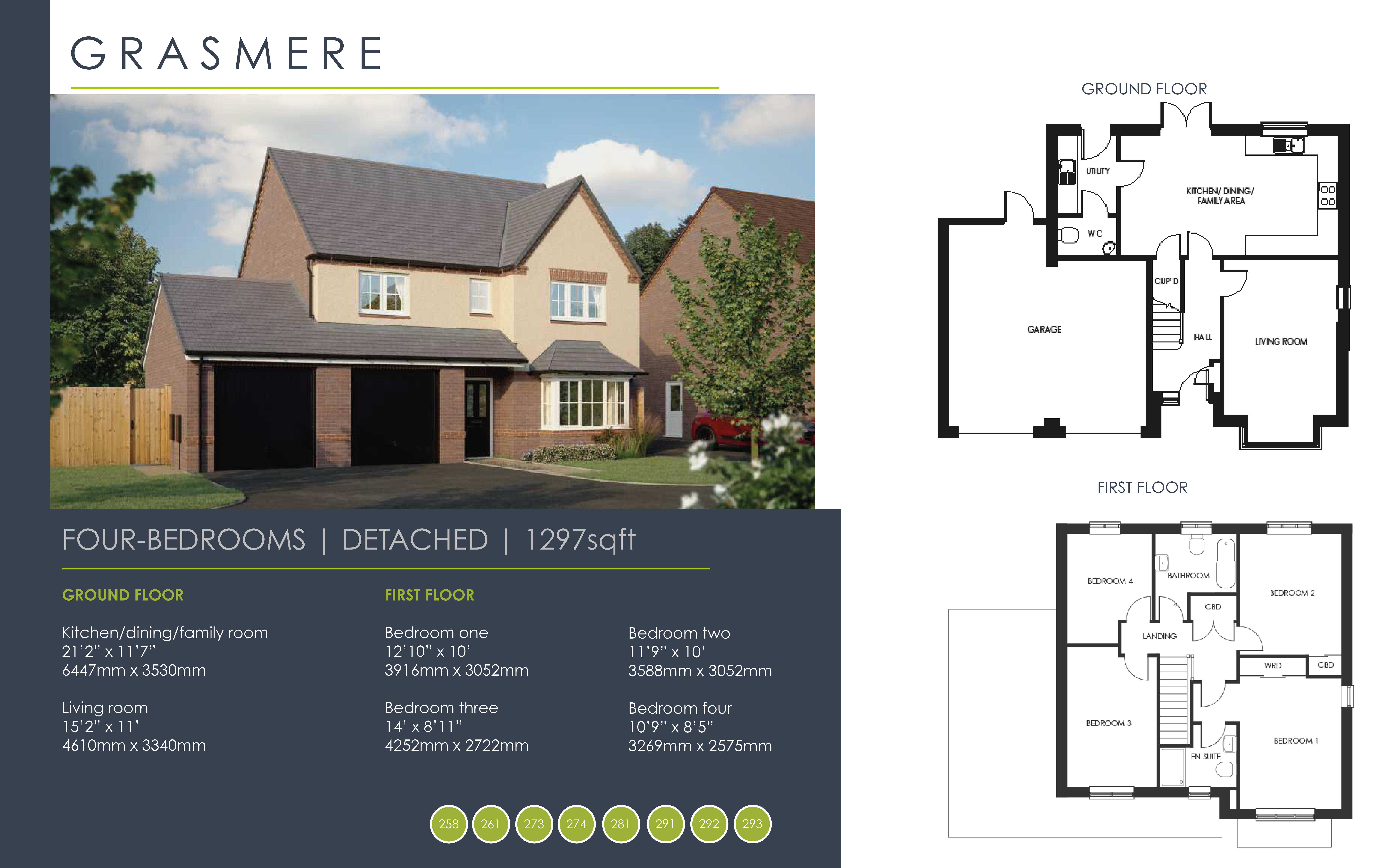 5, "The Grasmere", Robin Close, Telford floorplan