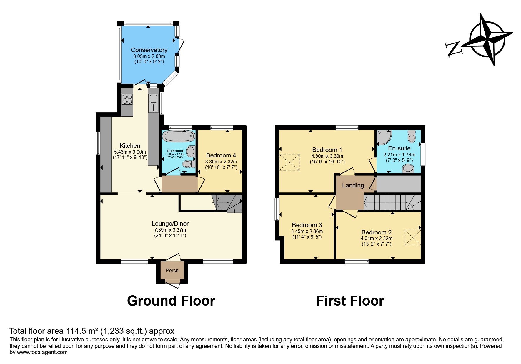 124, Maypole Road, Ashurst Wood floorplan