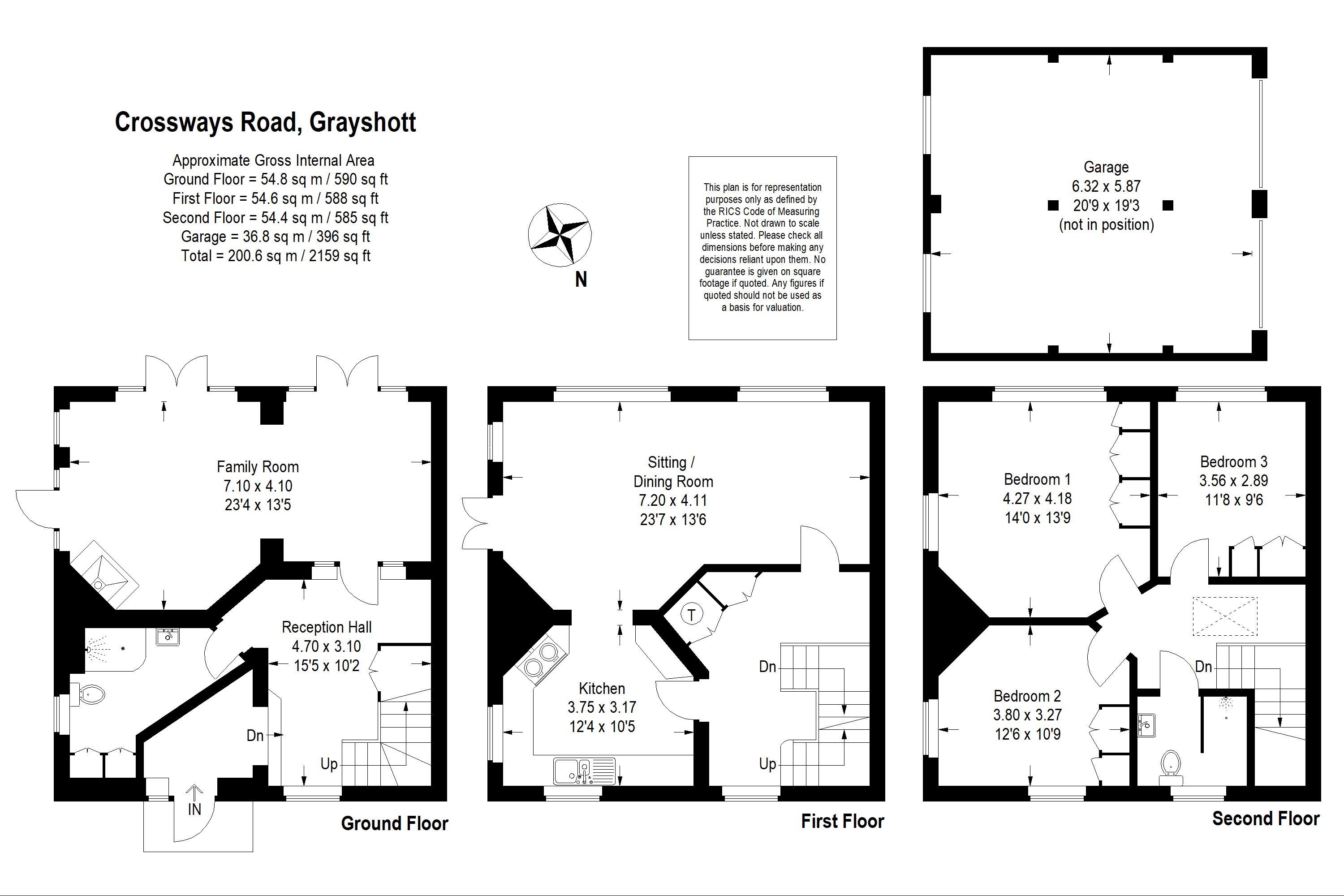 3 Bedrooms Country house for sale in Crossways Road, Grayshott, Hindhead GU26
