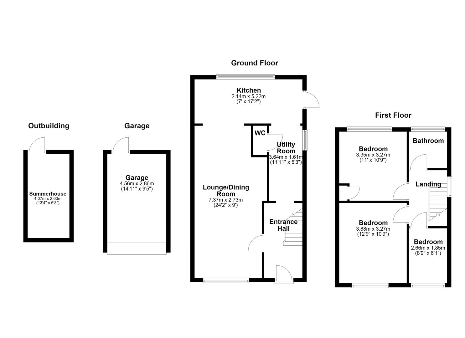 10, Clarkebourne Drive, Grays floorplan