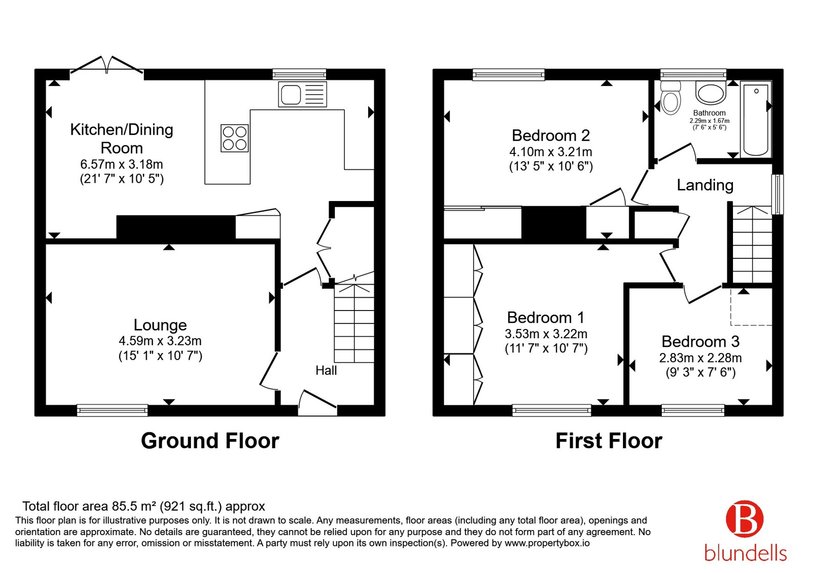 58, Swaithe Avenue, South Yorkshire floorplan