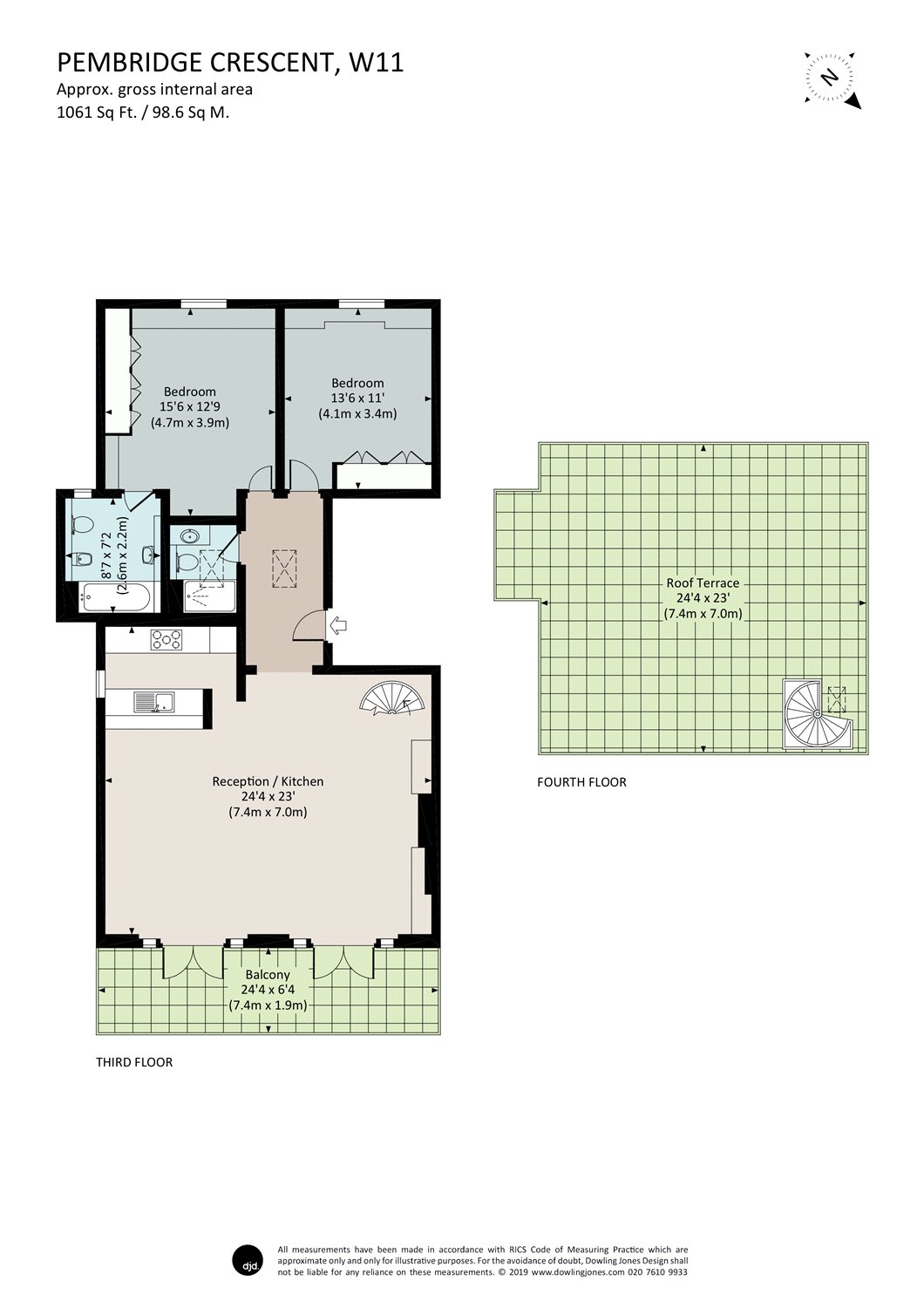 2 Bedrooms Flat for sale in Pembridge Crescent, London W11