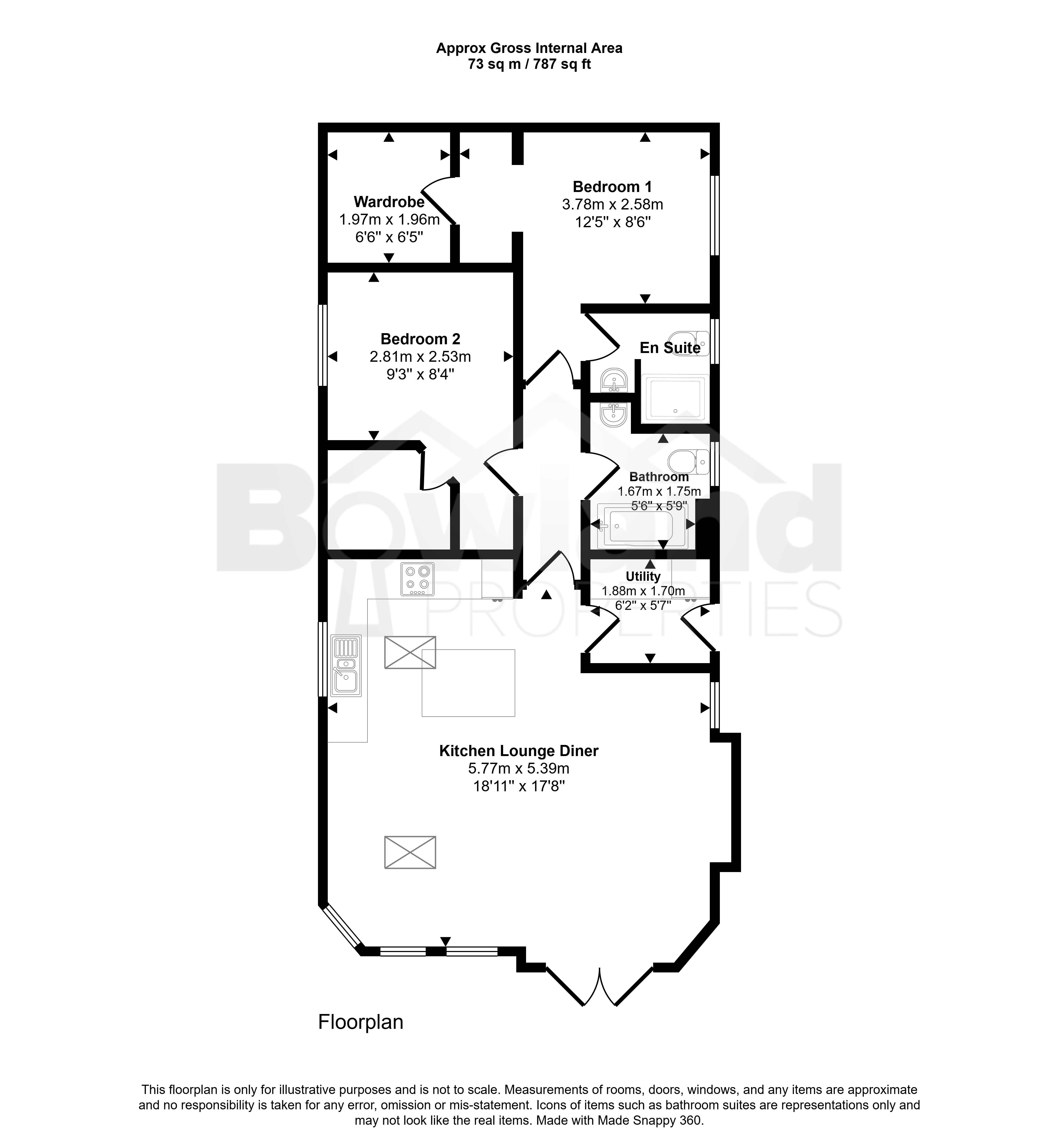 Carnoustie Court, Tydd St Giles Golf and Country Club, Kirkgate floorplan