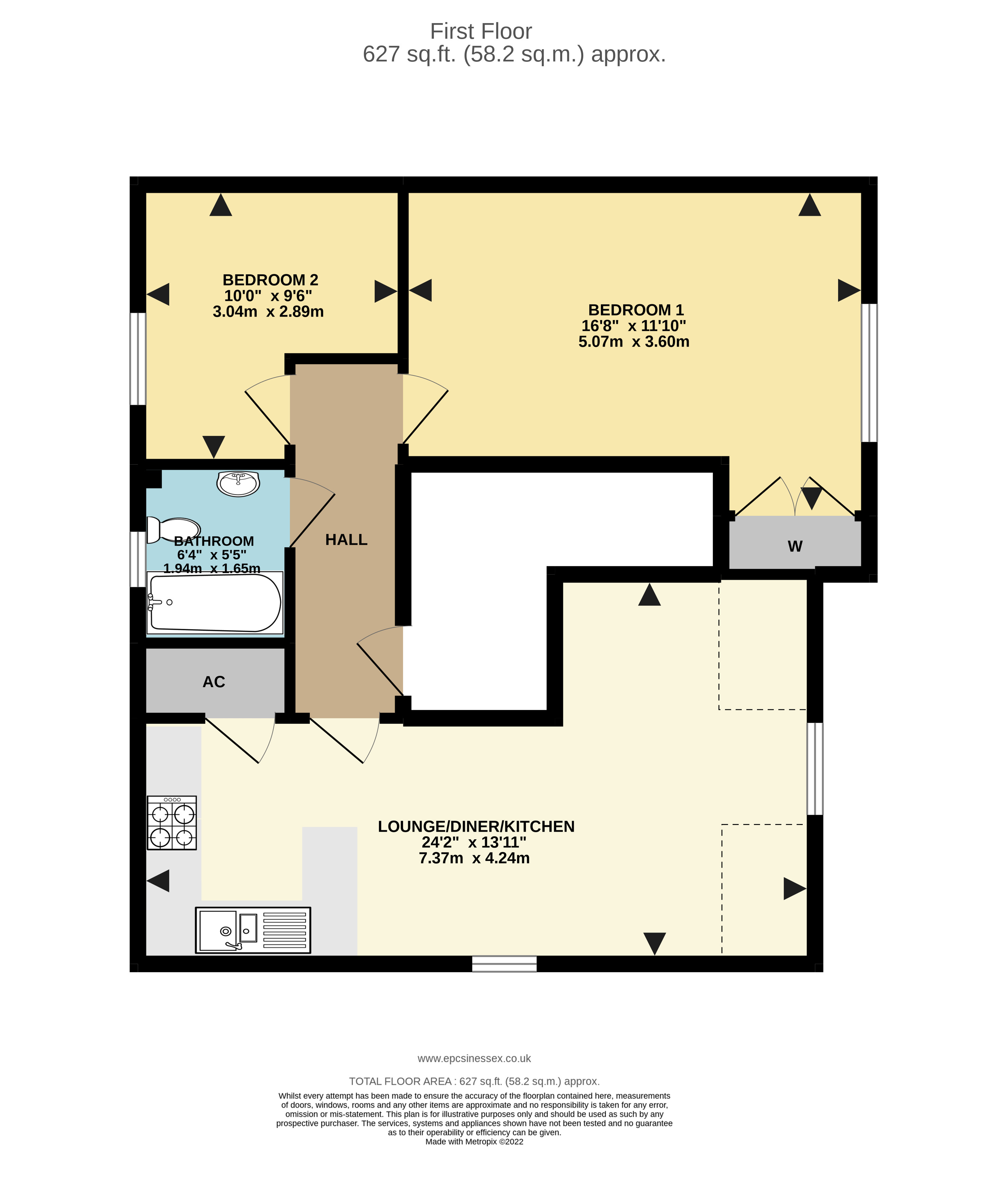 Mason Way, Great Wakering, SouthendOnSea, Essex SS3, 2 bedroom flat