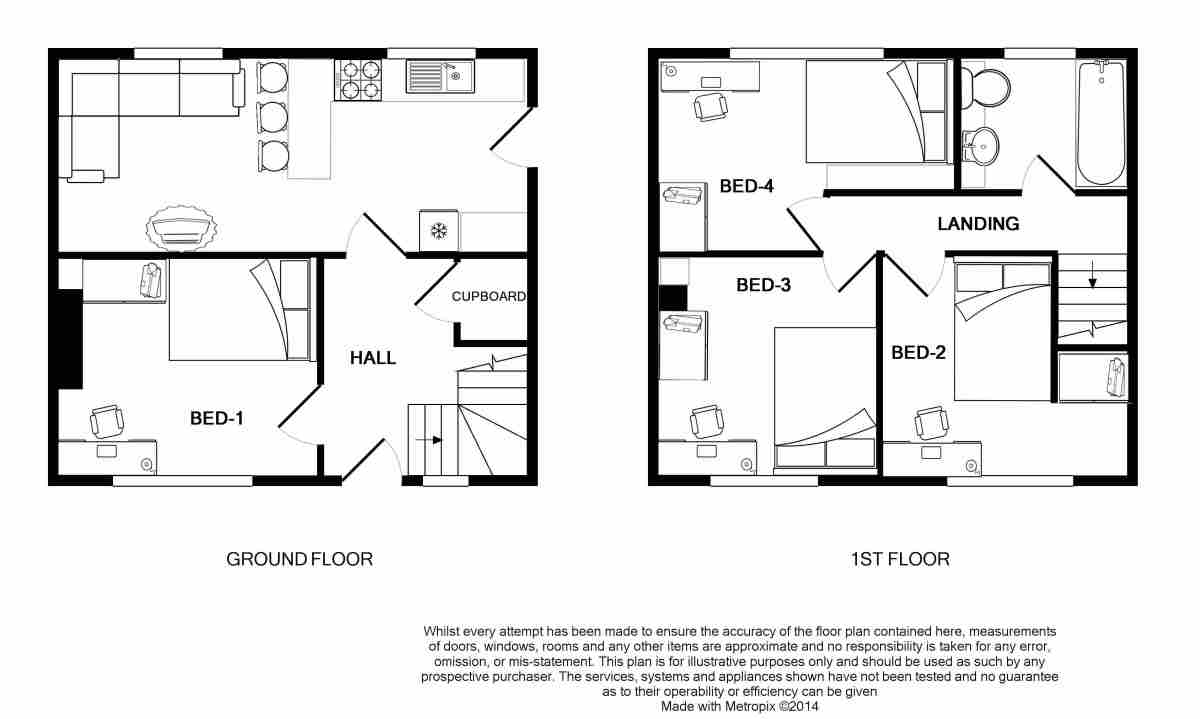 13, Laburnum Avenue, Durham floorplan