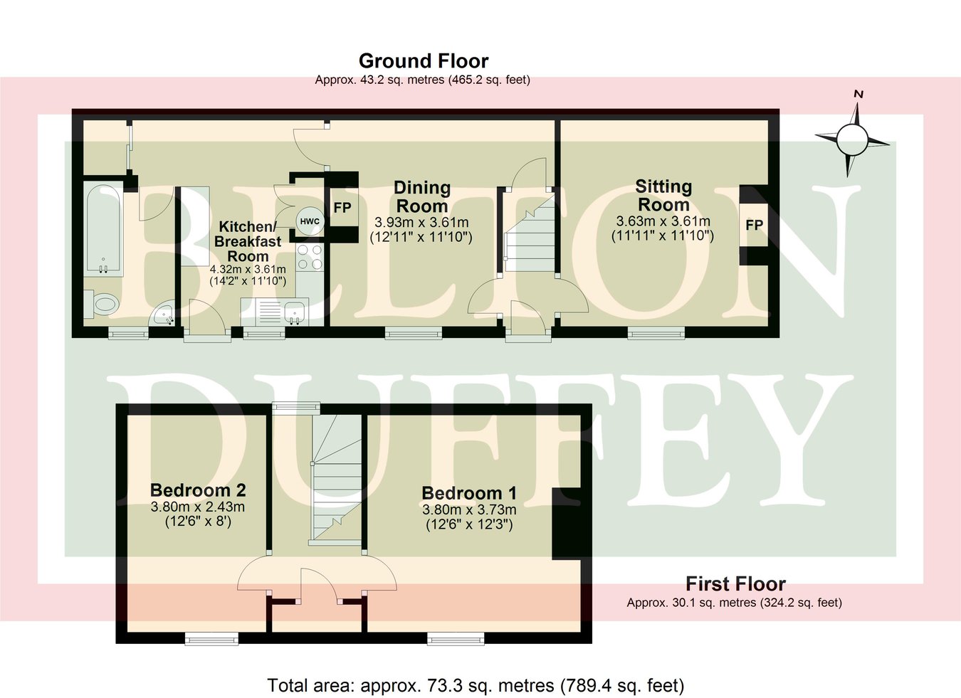 28, Knight Street, Little Walsingham floorplan