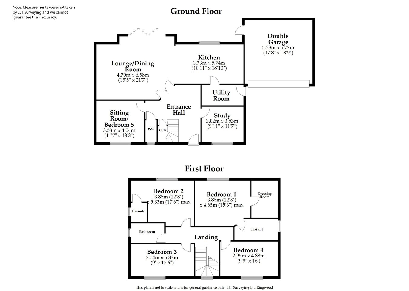 1 Hollybank, Lake Road, Verwood floorplan