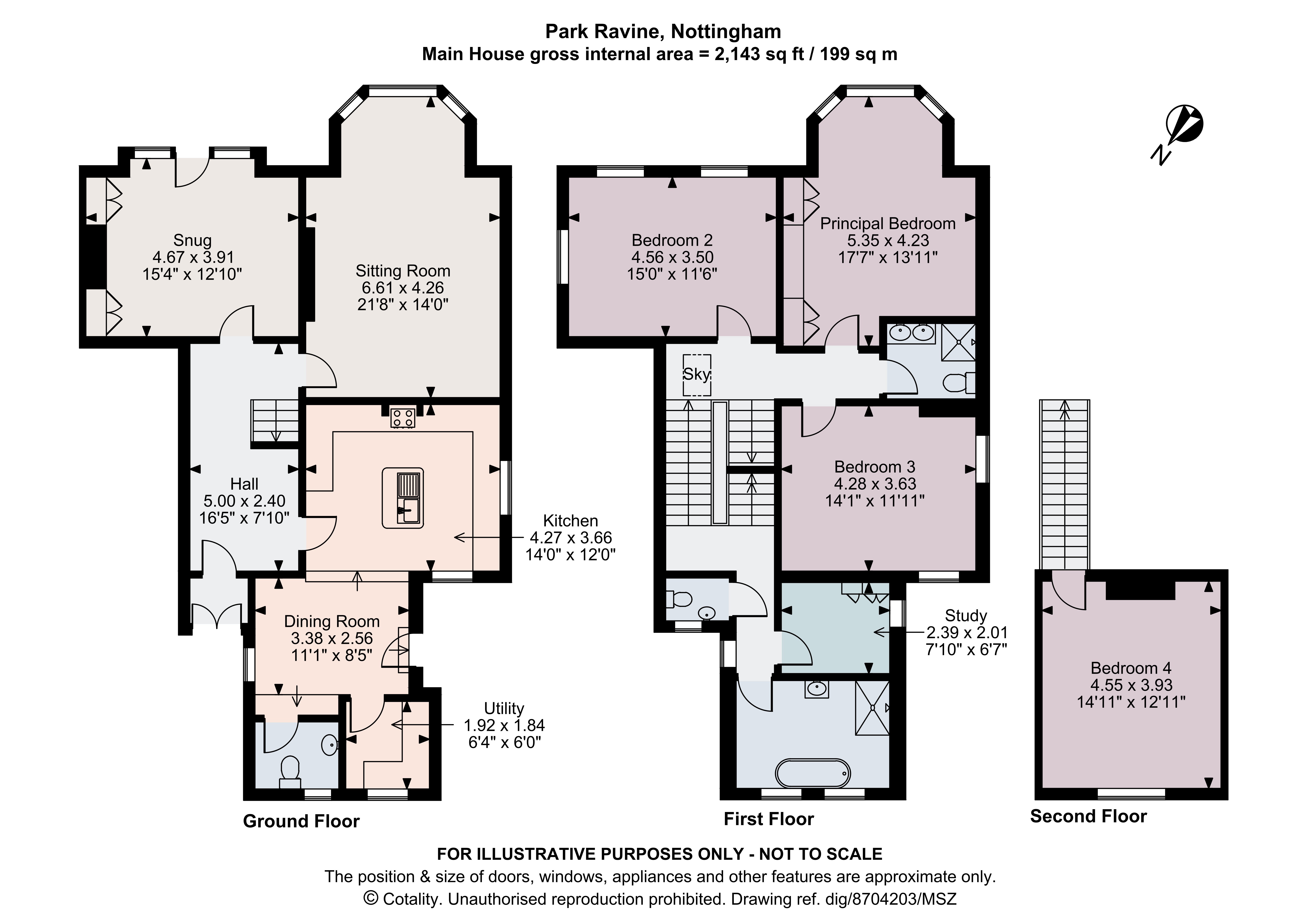 4, Park Ravine, Nottingham floorplan