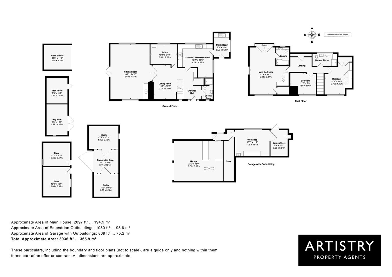 Kingsclere, Renhold Road, Wilden, Bedfordshire (on 2.25 acres) floorplan