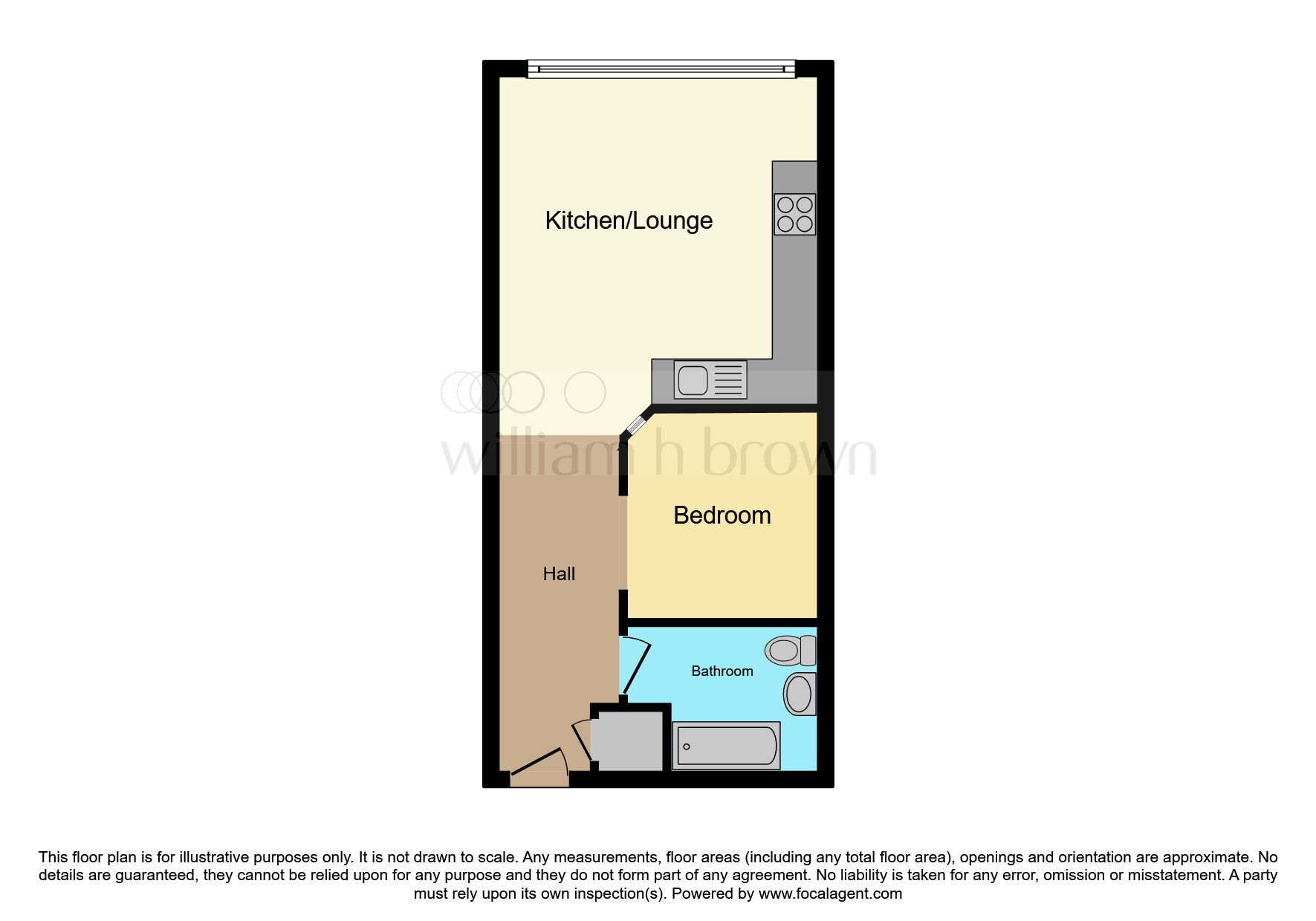 Apartment 802, Marco Island, Huntingdon Street, Nottingham floorplan