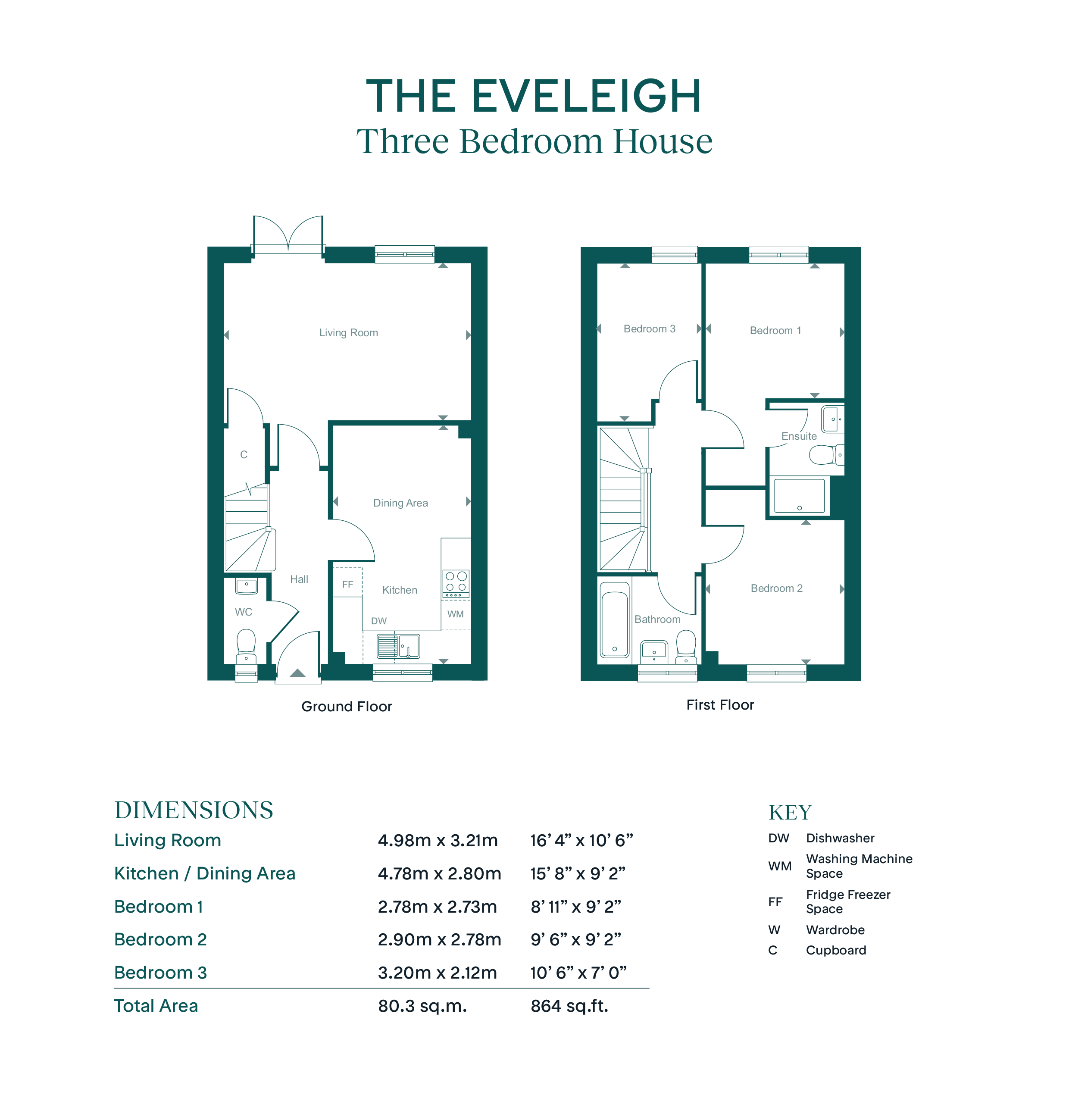 146 Rose Way - eveleigh 1MRF, Leaf Living at Edwalton Fields, Nottingham, NG12, Nottingham floorplan