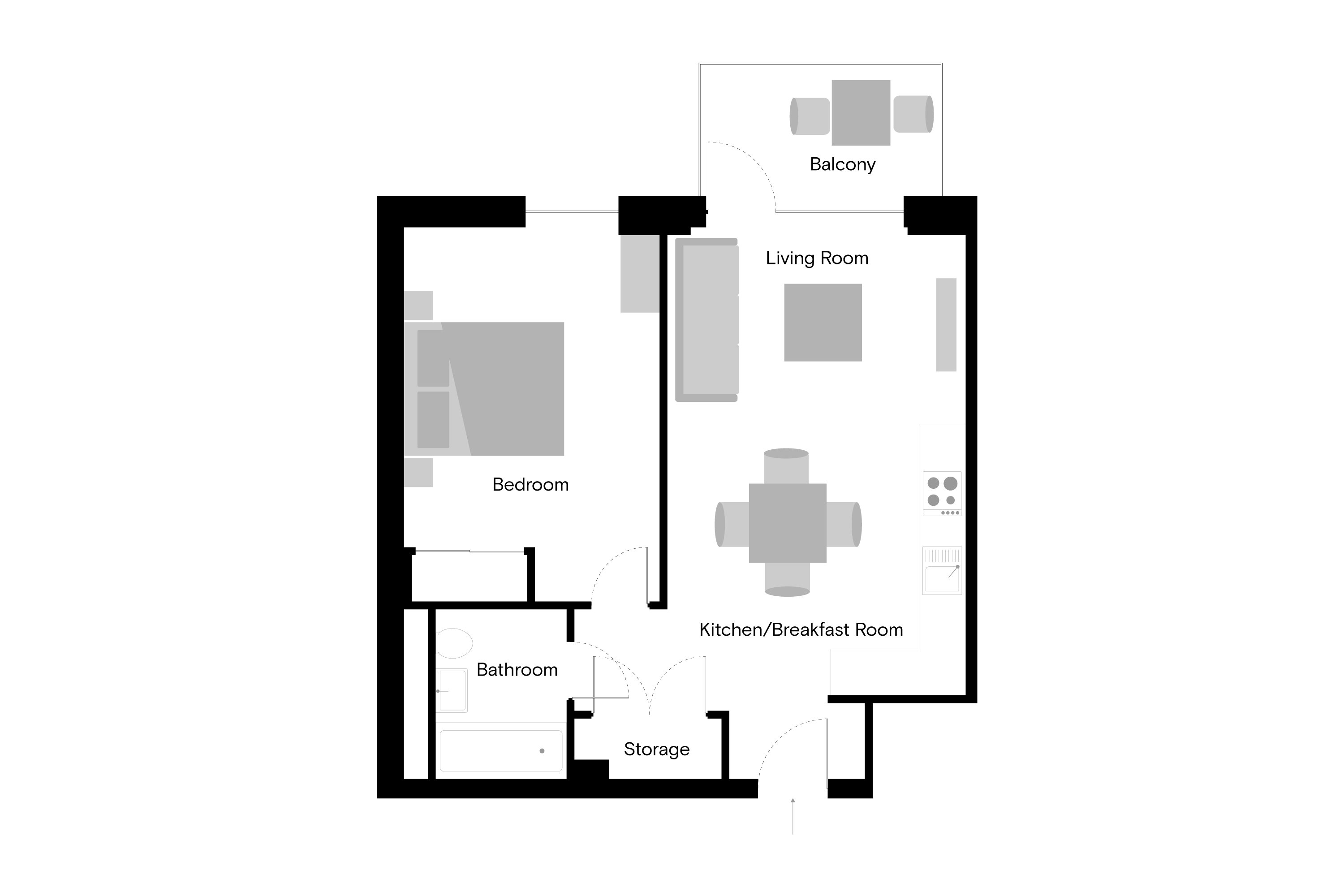 Flat 17110, Sessile Apartments, 18 Ashley Road Tottenham Hale, London floorplan