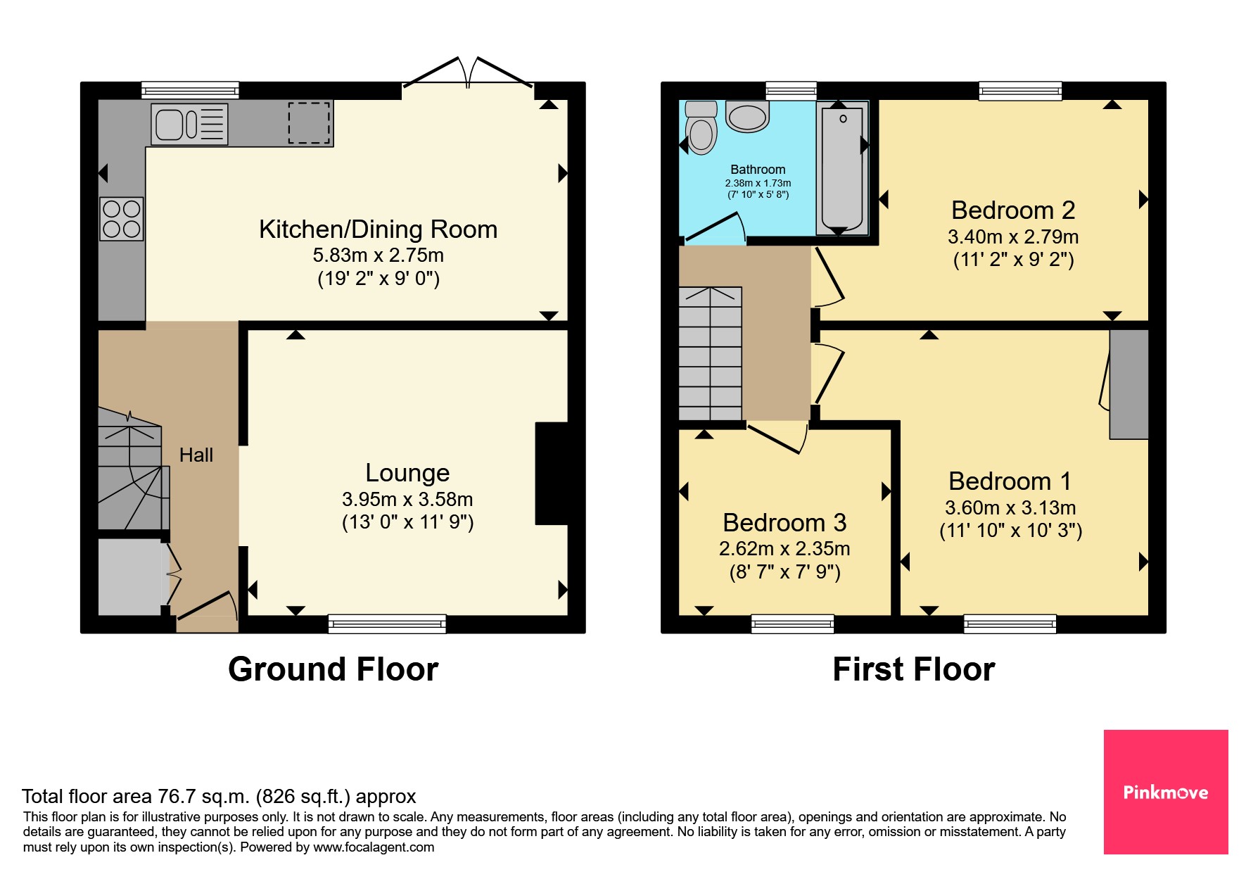 69, Roman Way, Newport floorplan