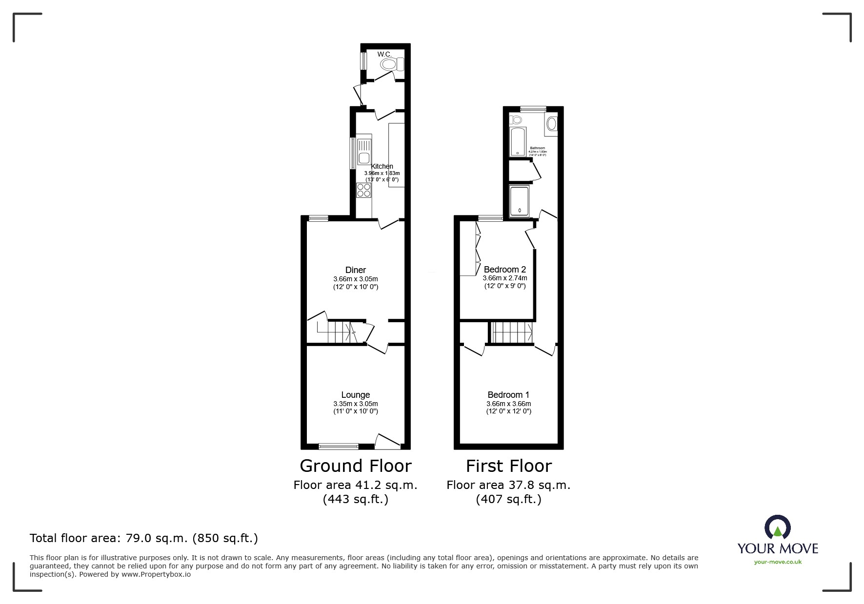 20, Tyrrell Street, Leicester floorplan