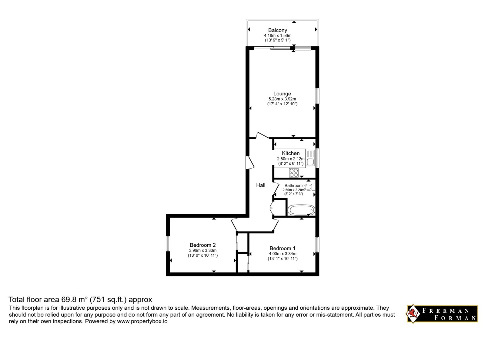 Flat 1, Stanmer House, 26, Furness Road, East Sussex floorplan
