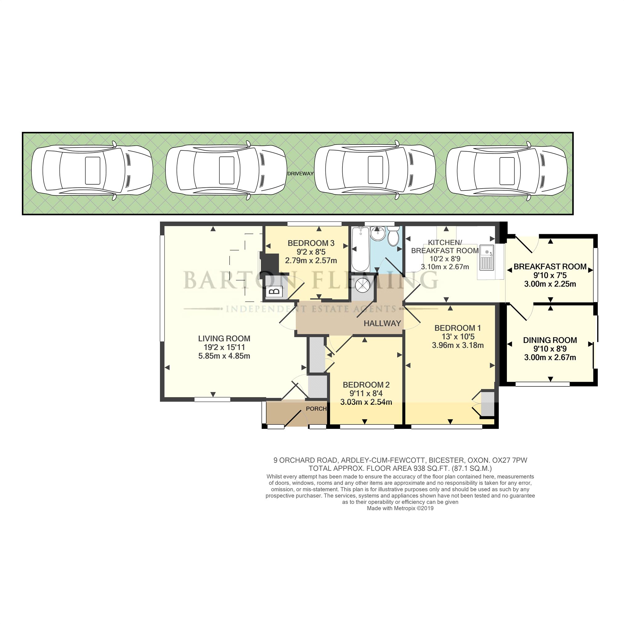 Orchard Road, Ardley, Bicester OX27, 3 bedroom bungalow for sale