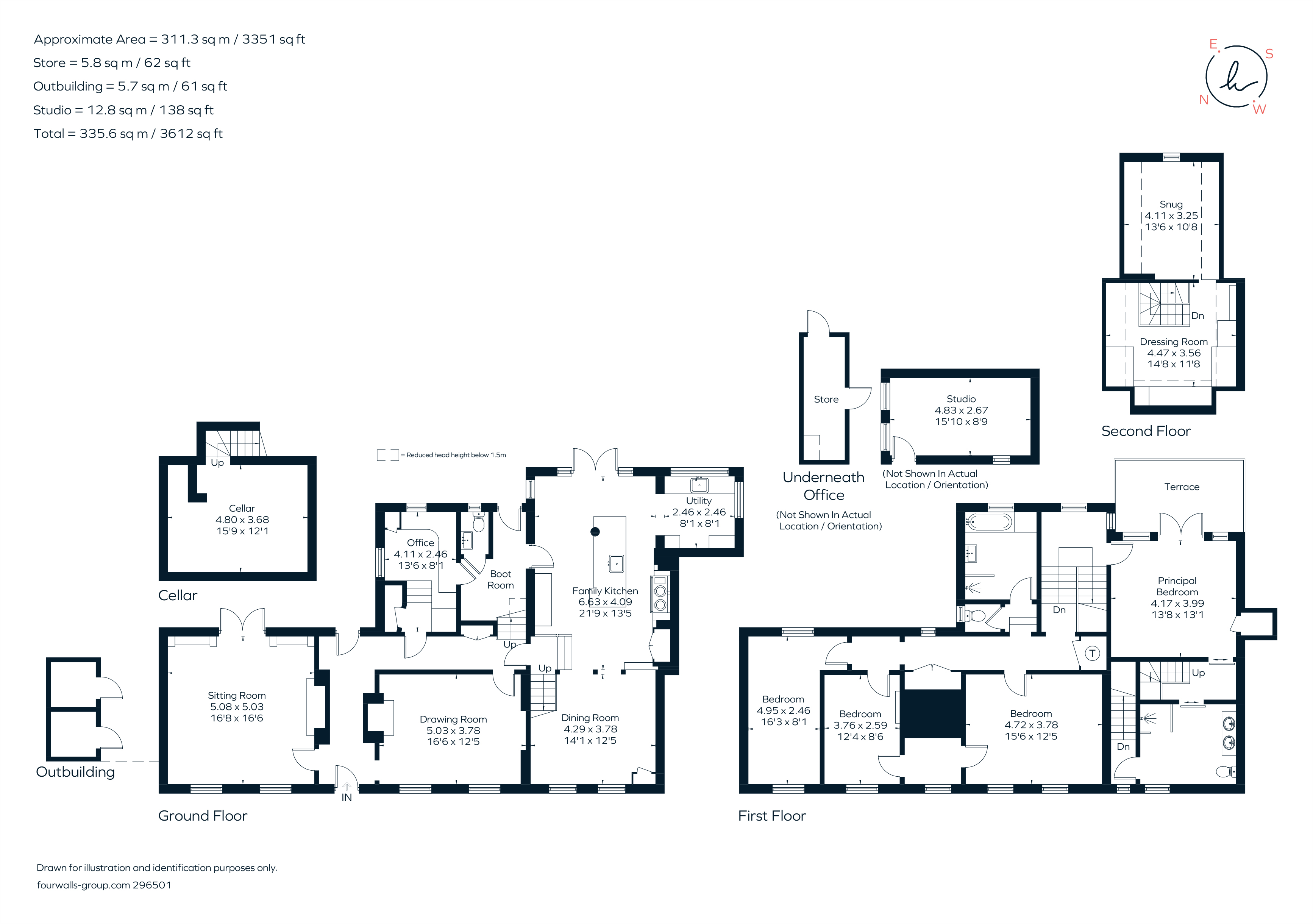 Monkton Lane, Farnham, Surrey GU9, 4 bedroom detached house for sale