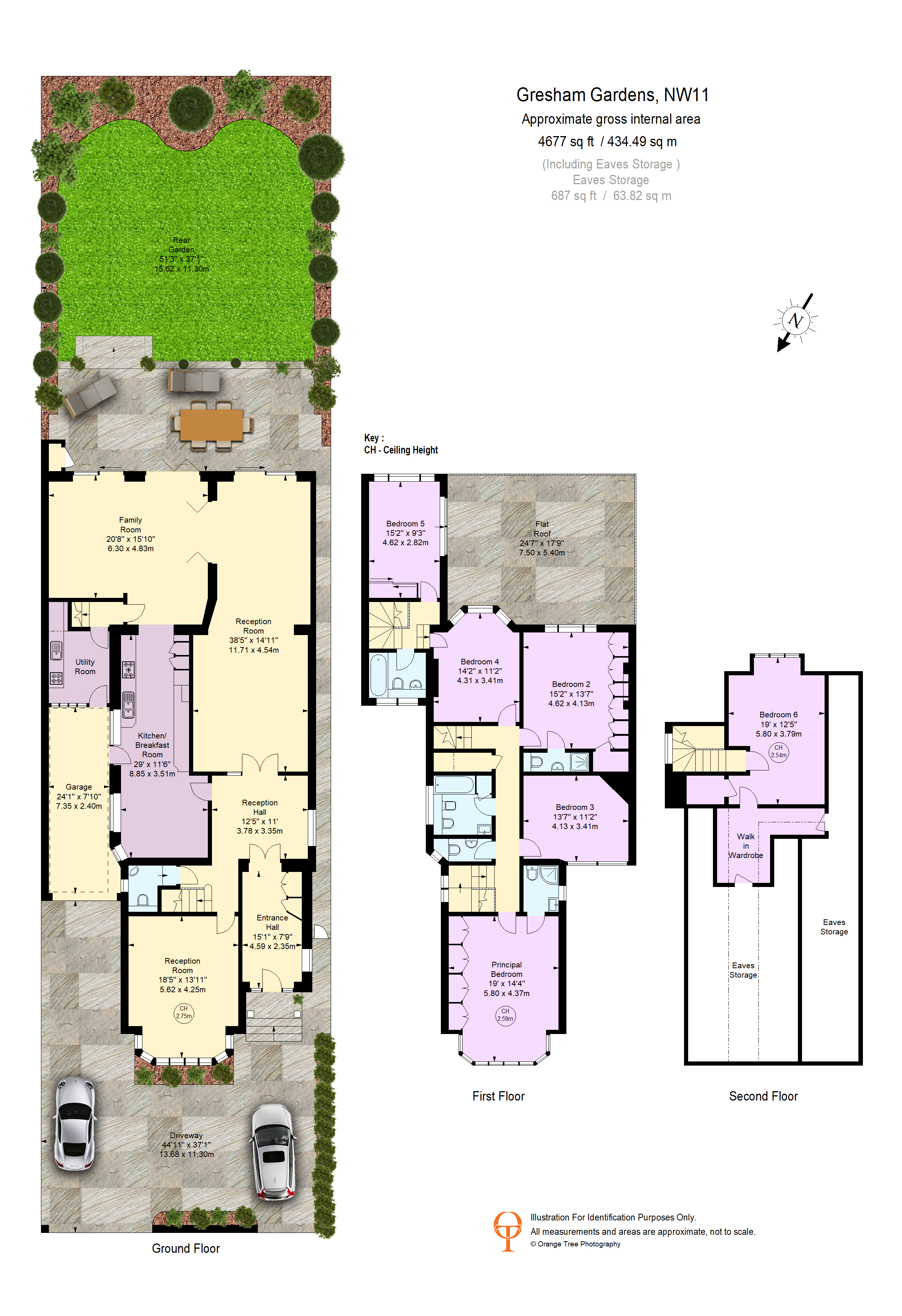 15, Gresham Gardens, London floorplan